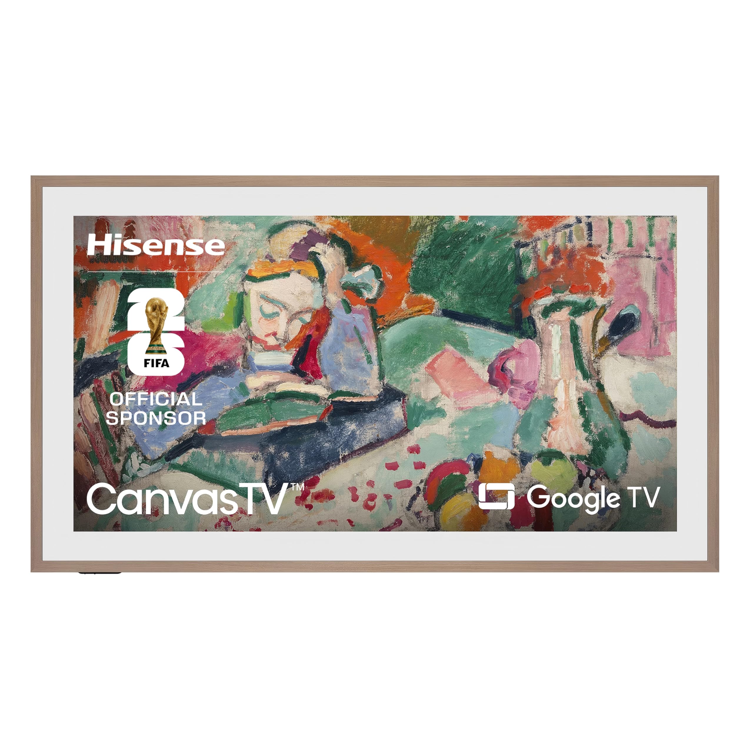 Hisense 85-Inch Class QLED 4K S7N CanvasTV Series Dolby Vision HDR Google Smart TV (85S7N, 2025 Model) - 144Hz, Art Mode, Anti-G