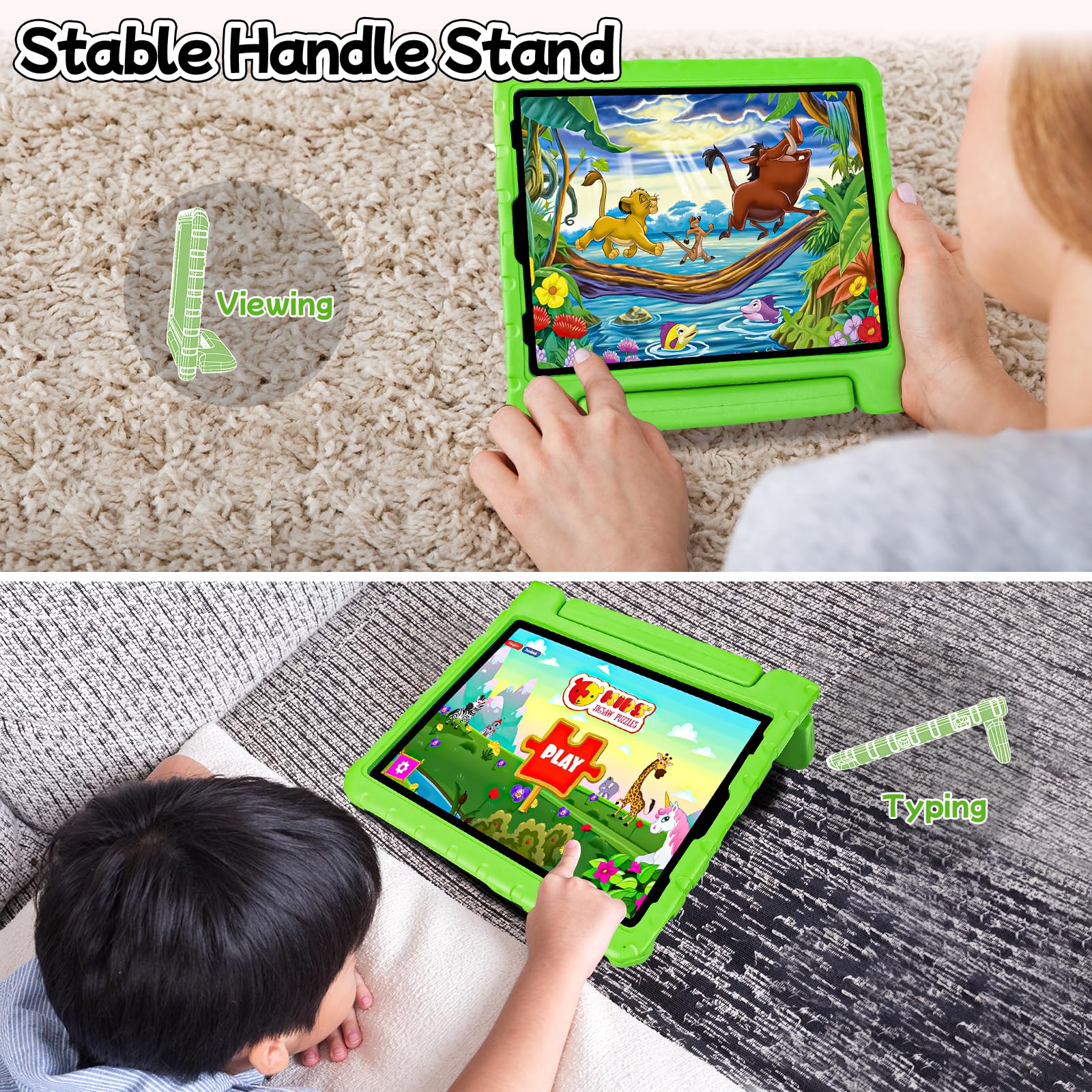 Billisgova New Kids Case For Ipad Pro 12.9 Case Super Protection Ipad Pro 12.9 Inch 6Th 5Th 4Th 3Rd Cover With Pencil Holder And