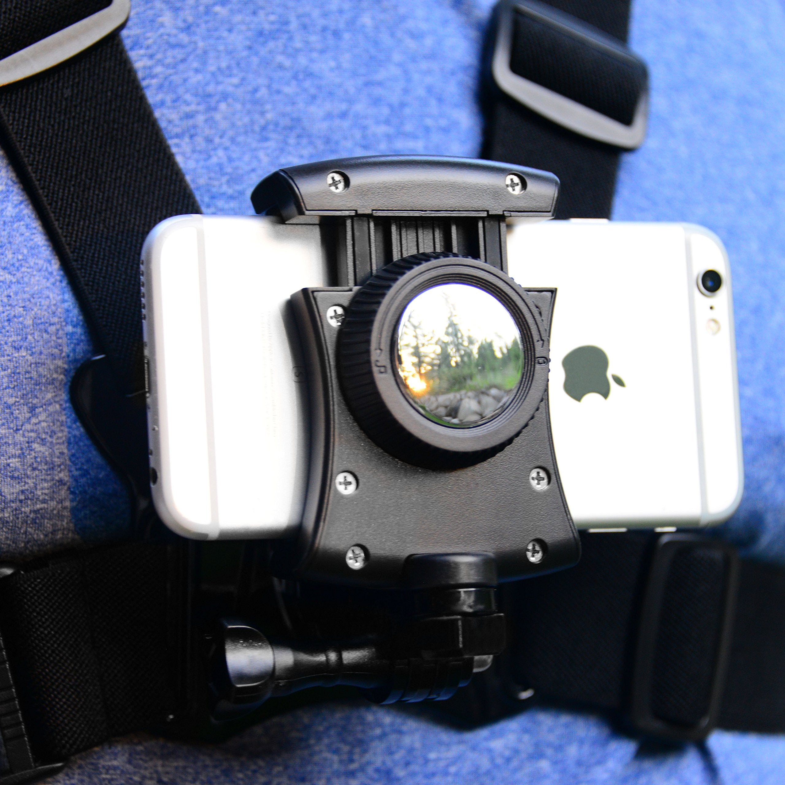 Pixlplay     Smartphone Chest Mount   Universal Holder Compatible With Iphone And Samsung Phone Mount For Filming Or Photos