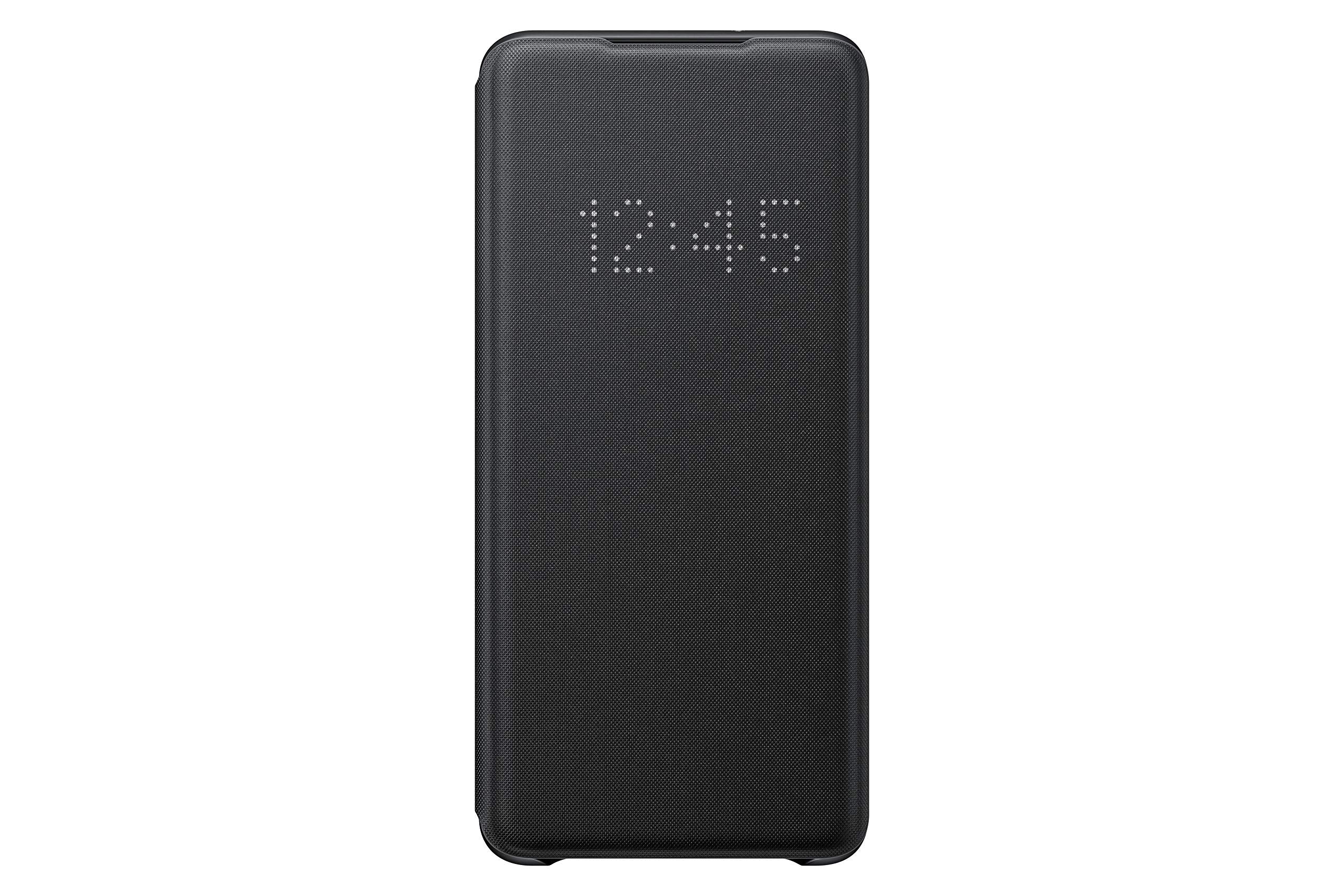 SAMSUNG Galaxy S20+ Plus Case, LED Wallet Cover - Black (US Version with Warranty)