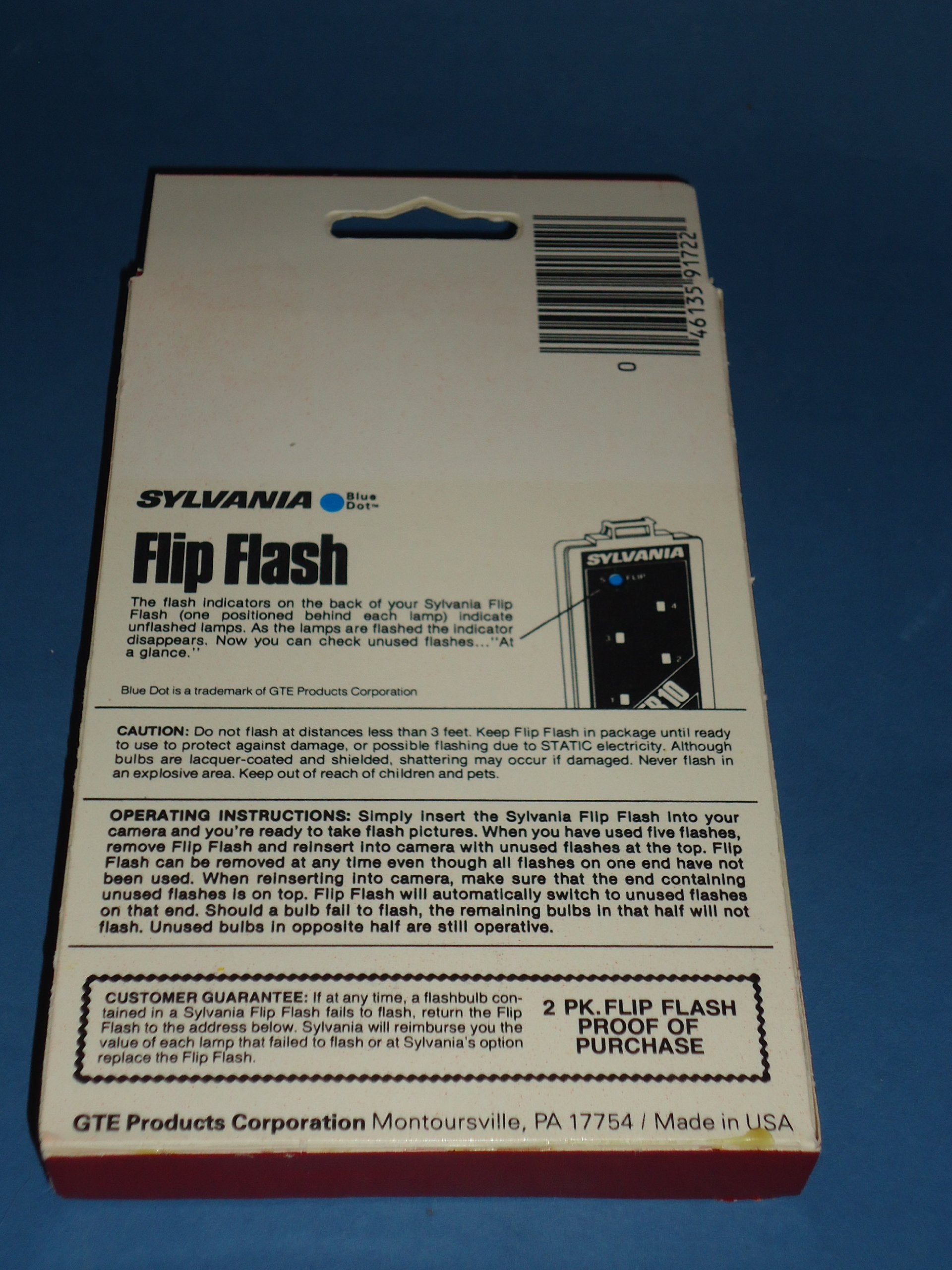 Gte Sylvania Flip Flash Flashes For All Flipflash Cameras (10 Flashes)