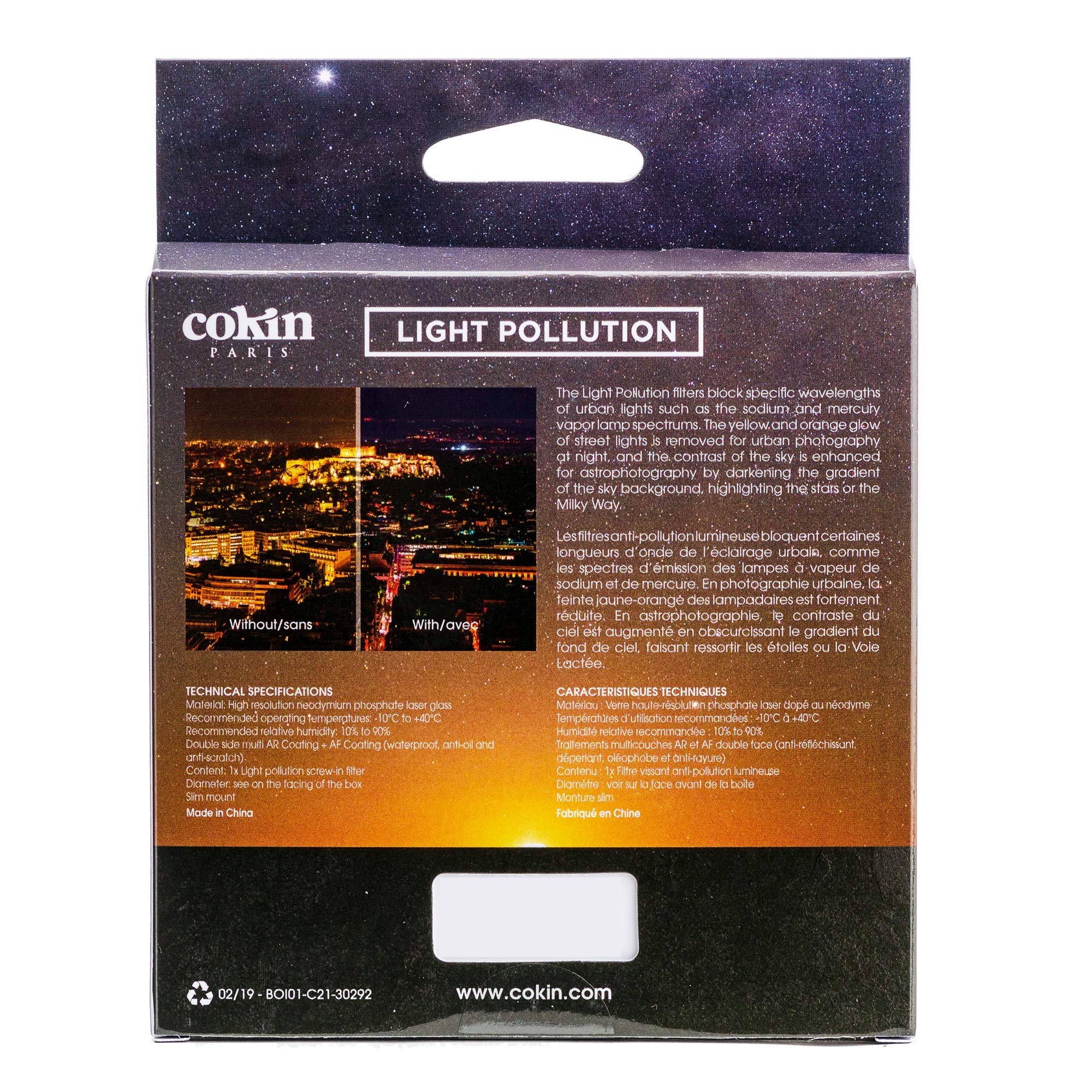 Cokin Nuances Clearsky Light Pollution Filter   82Mm (Cnsky 82)