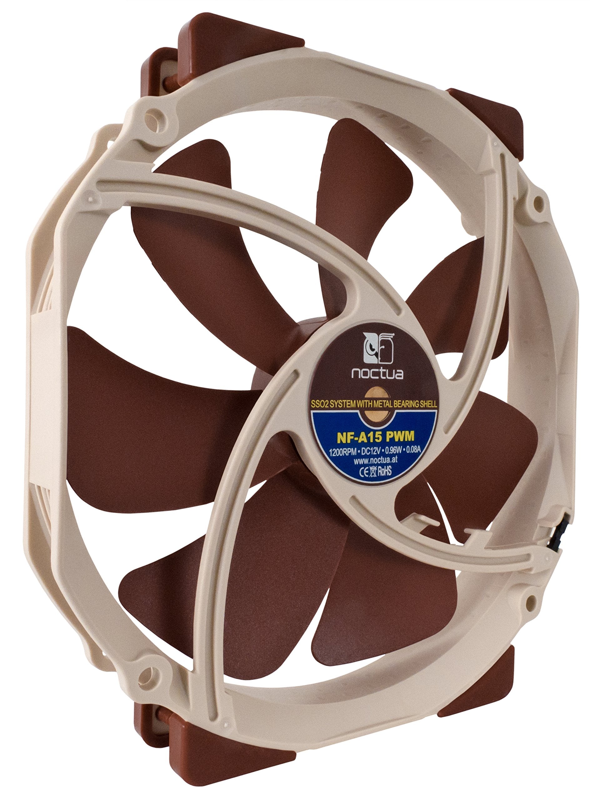 Noctua Nf A15 Pwm, Premium Quiet Fan, 4 Pin (140Mm, Brown)