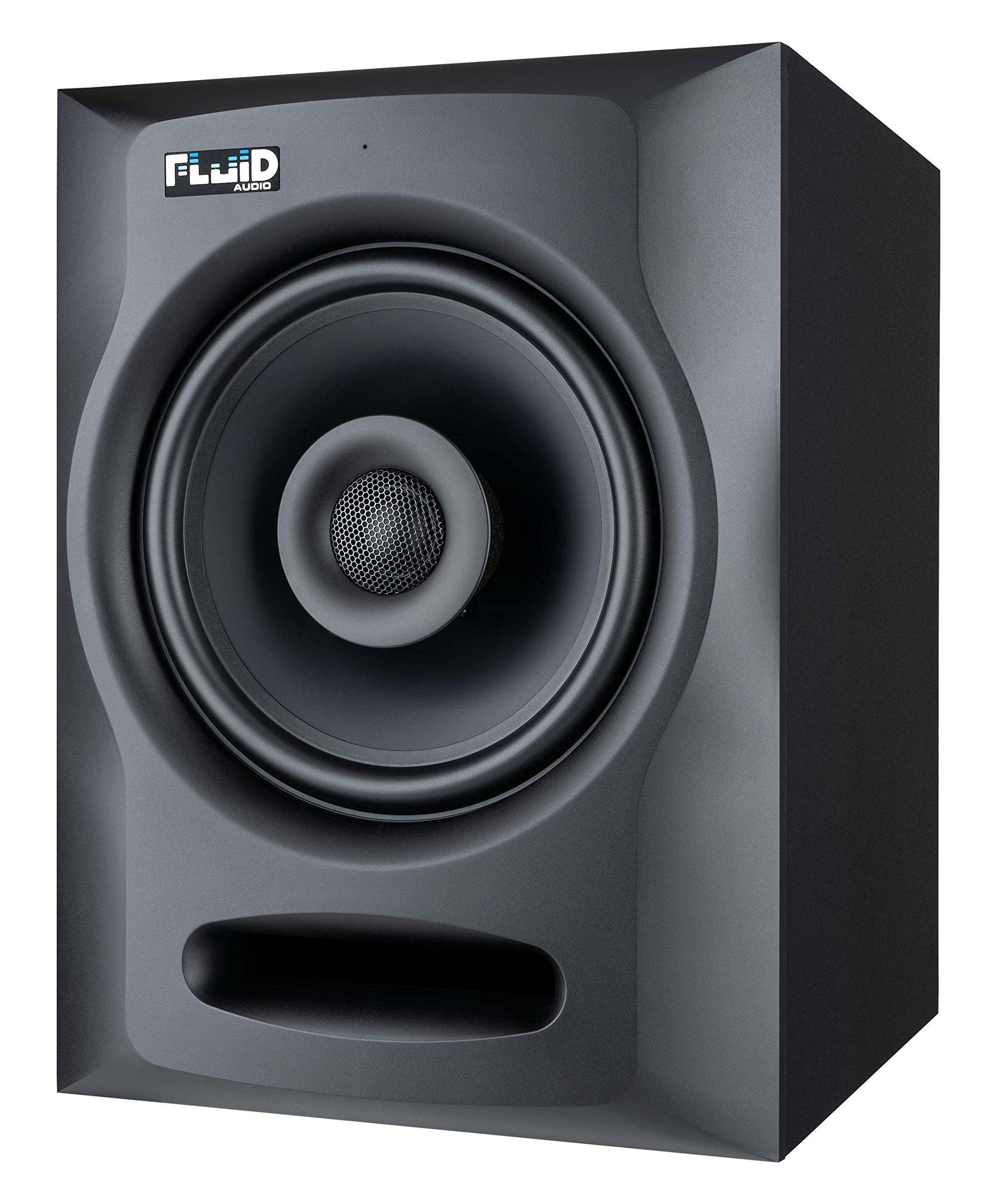 Fluid Audio Fx80 Black : 8' Single Point Source Coax Reference Monitor, Bi Amplified 110W 35Hz   22Khz (+/ 3Db)