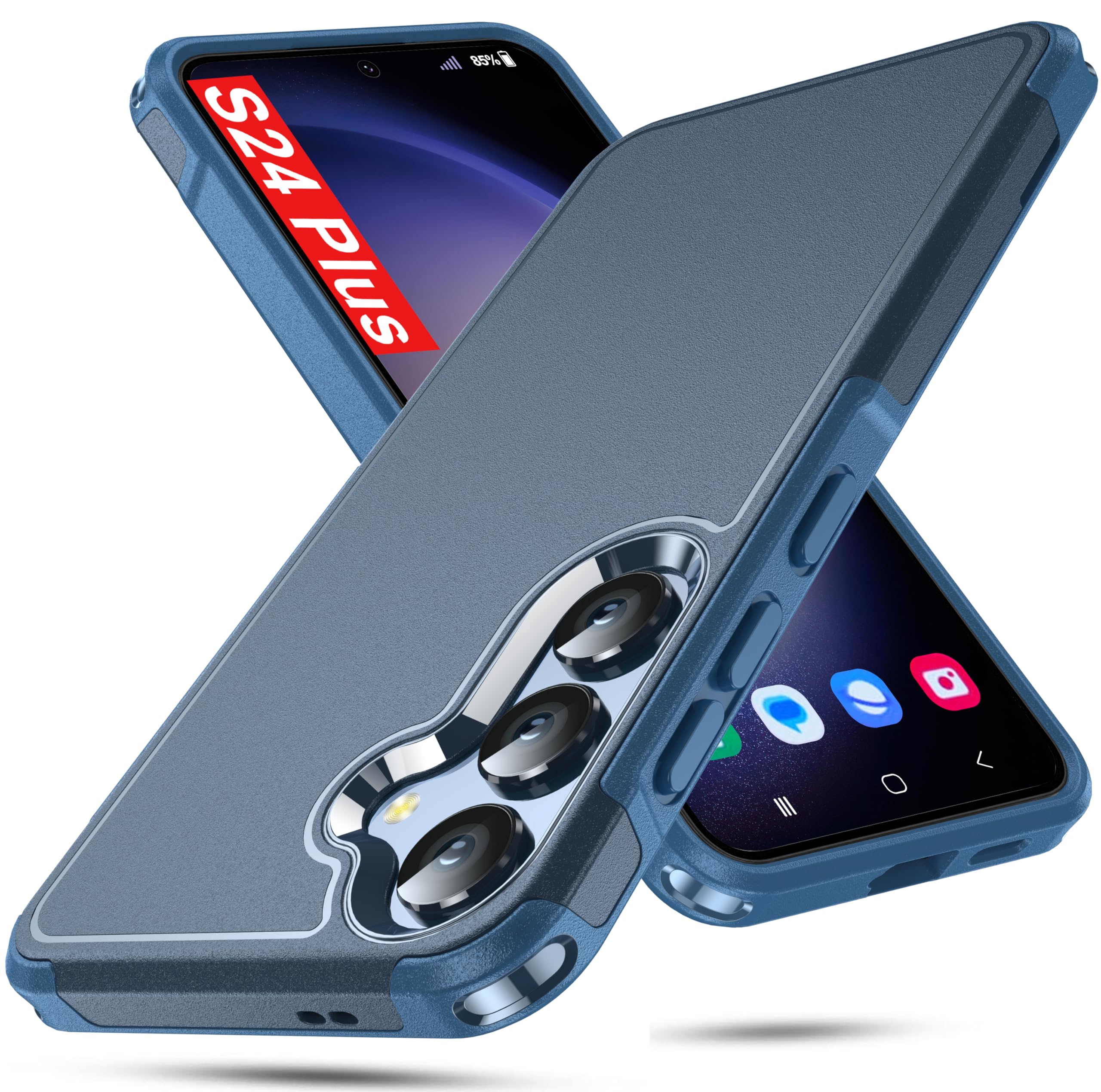 Oterkin for Samsung Galaxy S24 Plus Case, [10FT Military Grade Protection] Cover for Galaxy S24+ Plus [Shockproof][Heavy Duty Dr