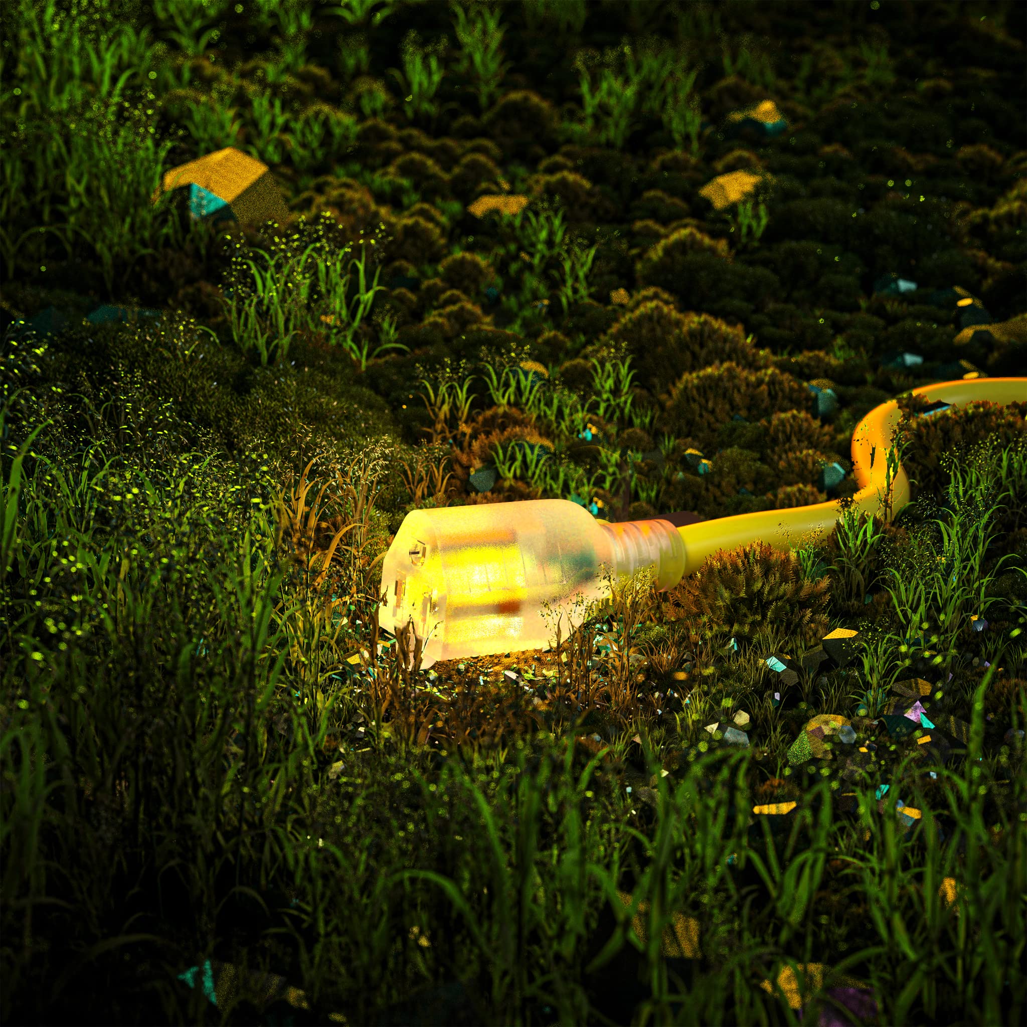 Huanchain 75 Ft 12/3 Gauge Heavy Duty Outdoor Extension Cord Waterproof With Lighted, Flexible Cold Weather 3 Prong Electric Cor