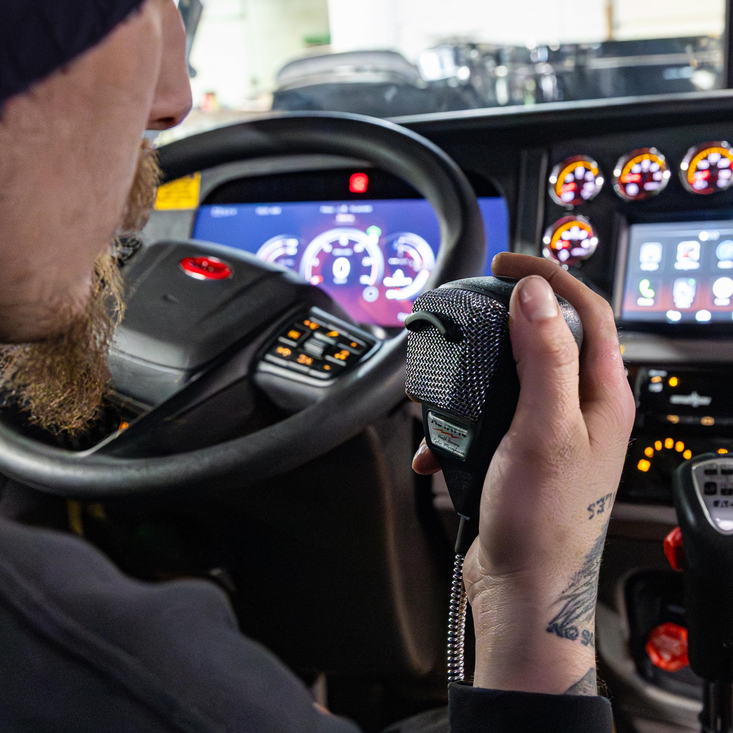 Astatic (302 10001Se) 636Lse 4 Pin Noise Canceling Cb Microphone,Xlr, Silver