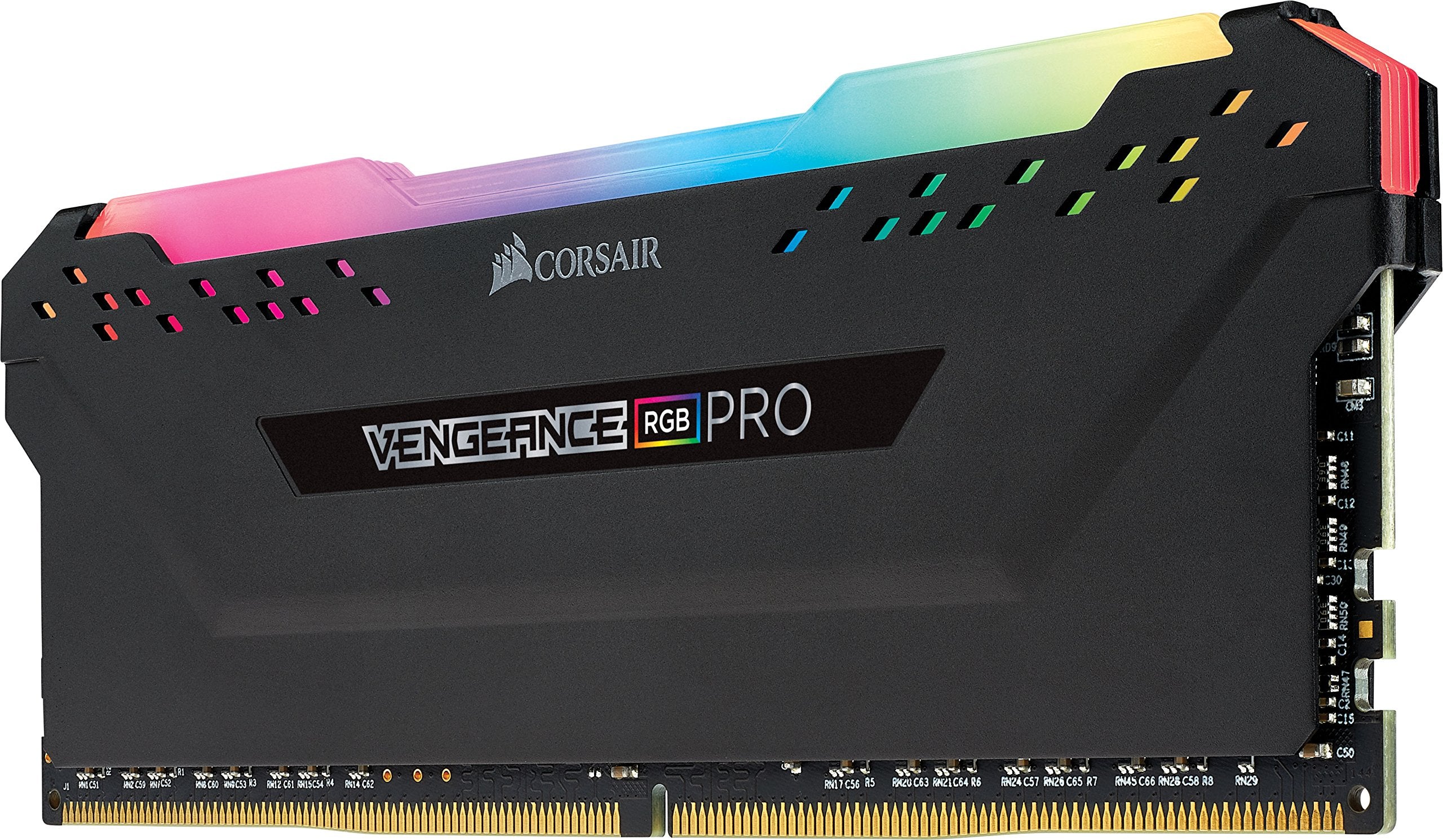 Corsair Vengeance Rgb Pro 16Gb (2X8Gb) Ddr4 3000Mhz C15 Led Desktop Memory - Black, Model:Cmw16Gx4M2C3000C15