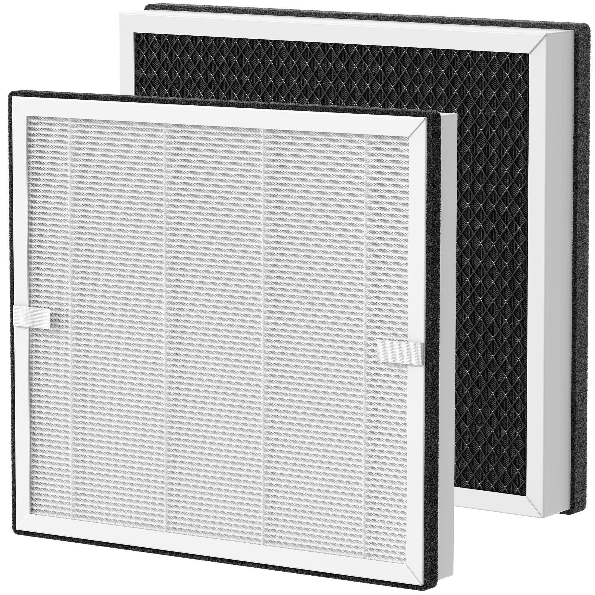 XBWW 2 Packs Europa Replacement Filters Compatible with Afloia Europa Air Cleaner Purifier, 3in1 Filtration of PreFilter, Mai