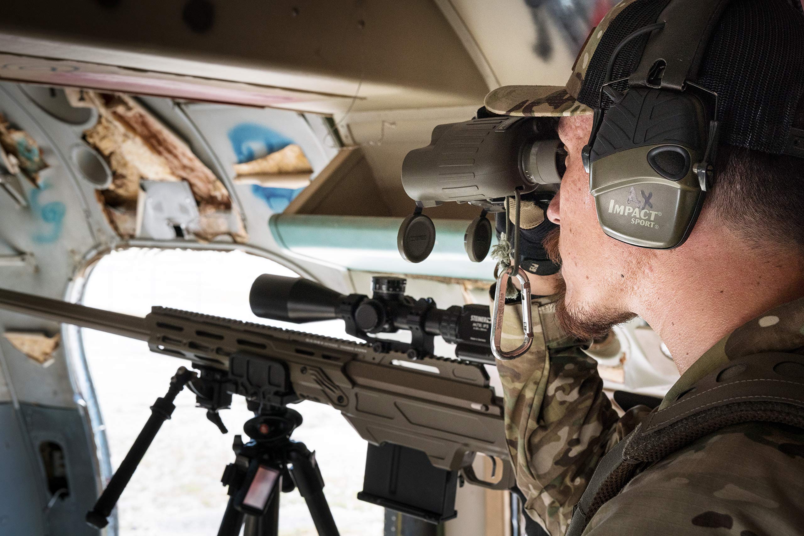 Steiner Military Binoculars, Military Grade Precision And Optical Clarity, 8X30 With Laser Rangefinder