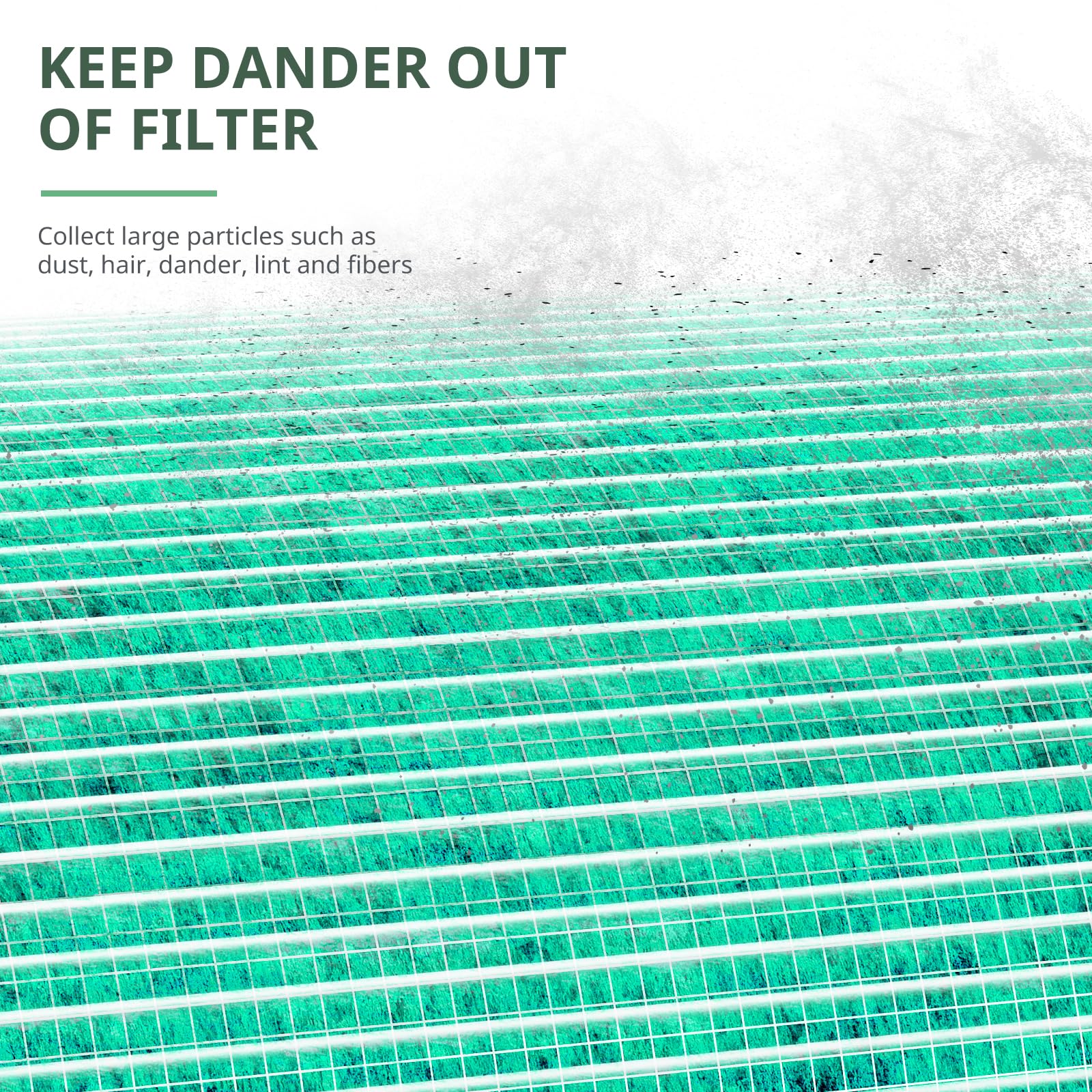 2 Pack Mk 04 Air Filter Replacement Compatible With Mk 04 Mg04Jh Air Puri Fier, 4 In 1 High Efficiency Pollen Pet Dander Hair H1