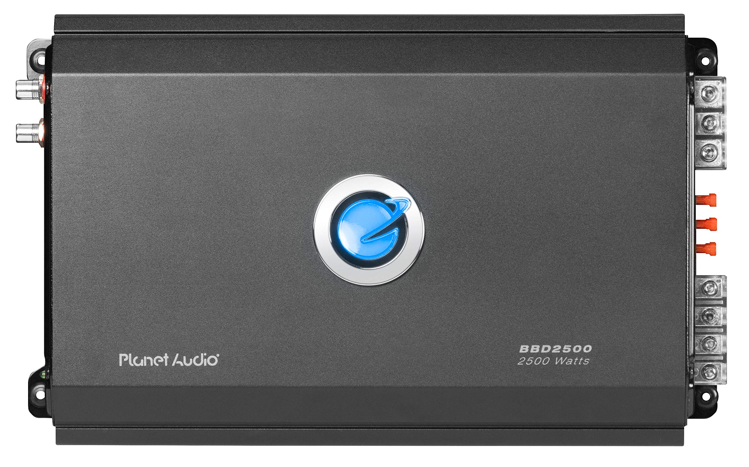 Planet Audio BBD2500 Class D Car Amplifier - 2500 Watts, 1 Ohm Stable, Digital, Monoblock, MOSFET Power Supply