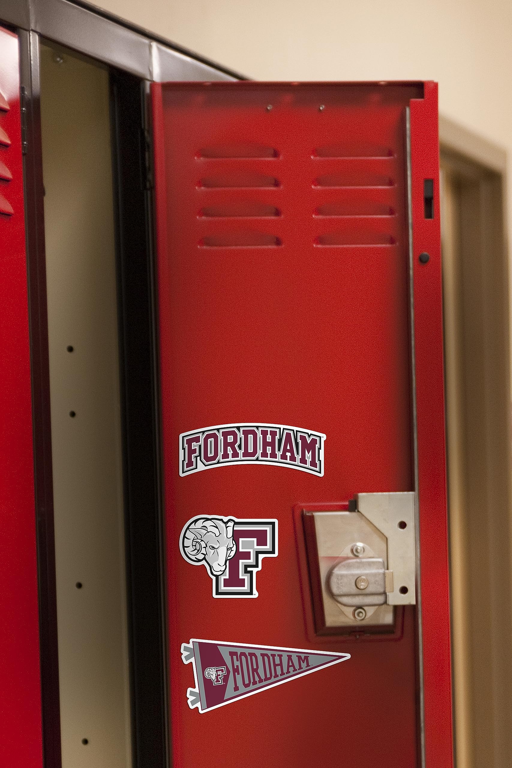 Fordham University 8Ct Vinyl Large Deluxe Stickers Variety Pack   Laptop, Water Bottle, Scrapbooking, Tablet, Skateboard, Indoor
