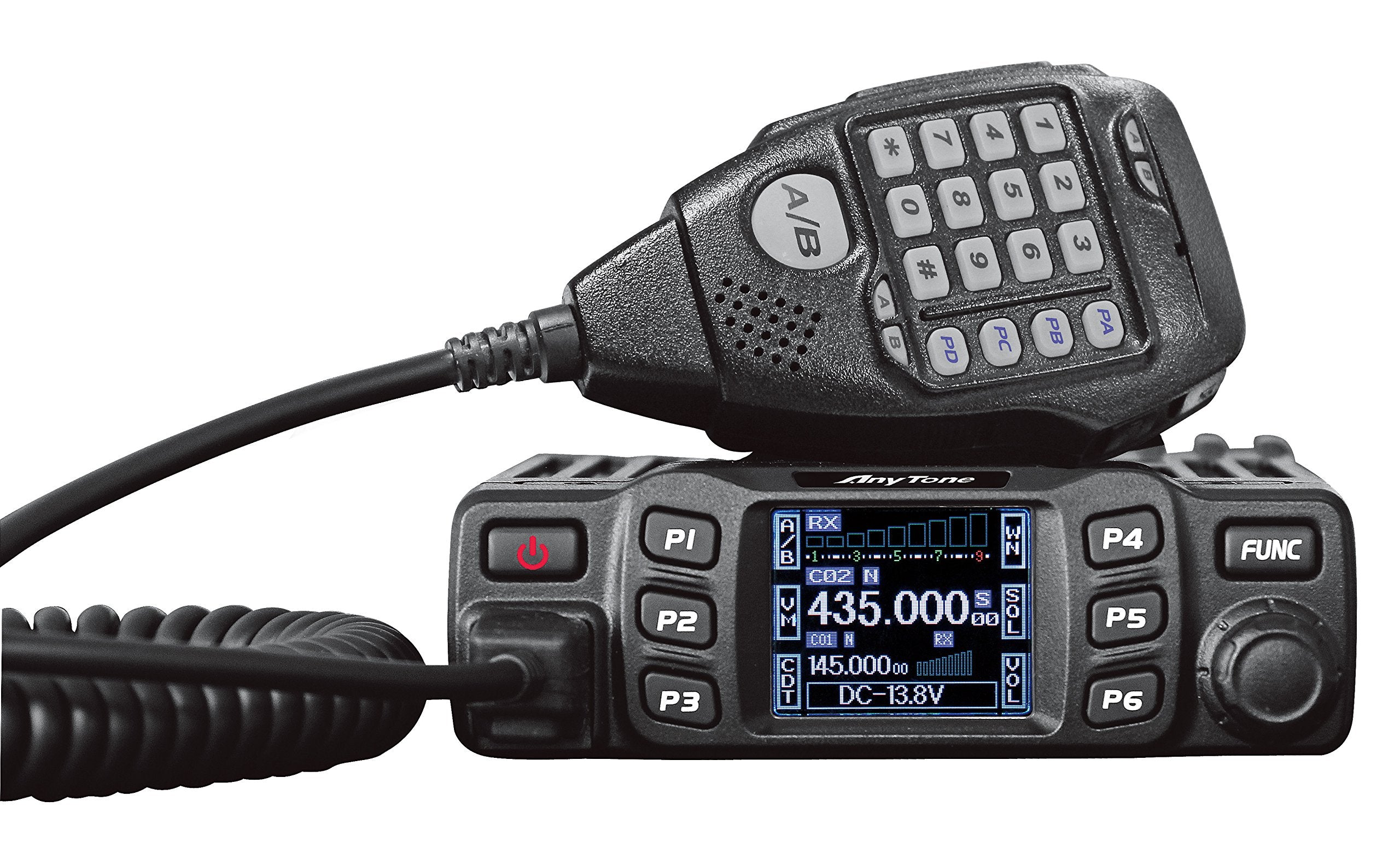 Anytone At 778Uv Dual Band Transceiver Mobile Radio Vhf/Uhf Ham Radio For Vehicle Car Radio
