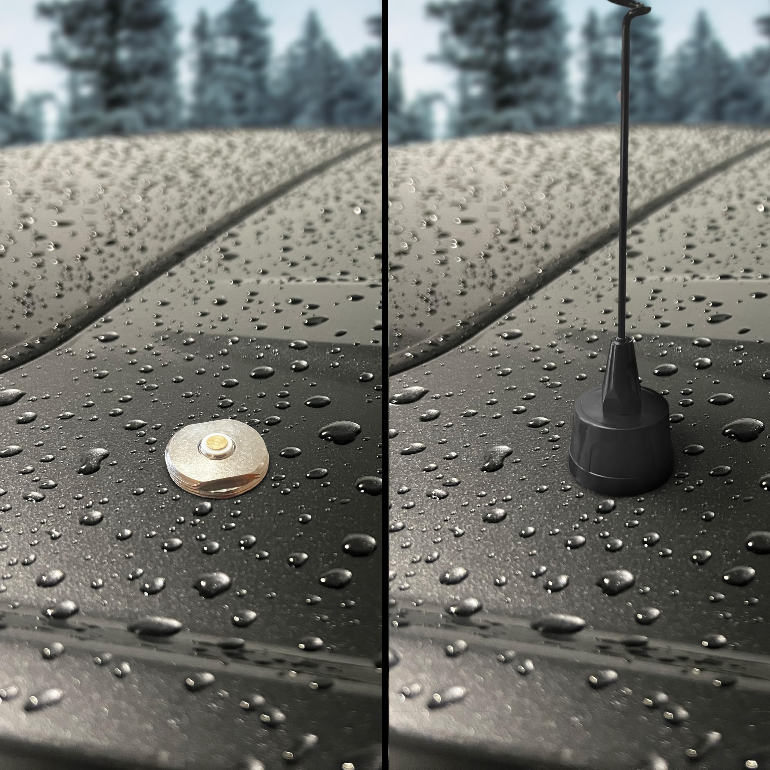 Nagoya Rb 100N Professional Drill & Bracket Nmo Mount Kit   Heavy Duty With 20' Rg 58A/U Cable & Pl 259 Connector   Weatherproof