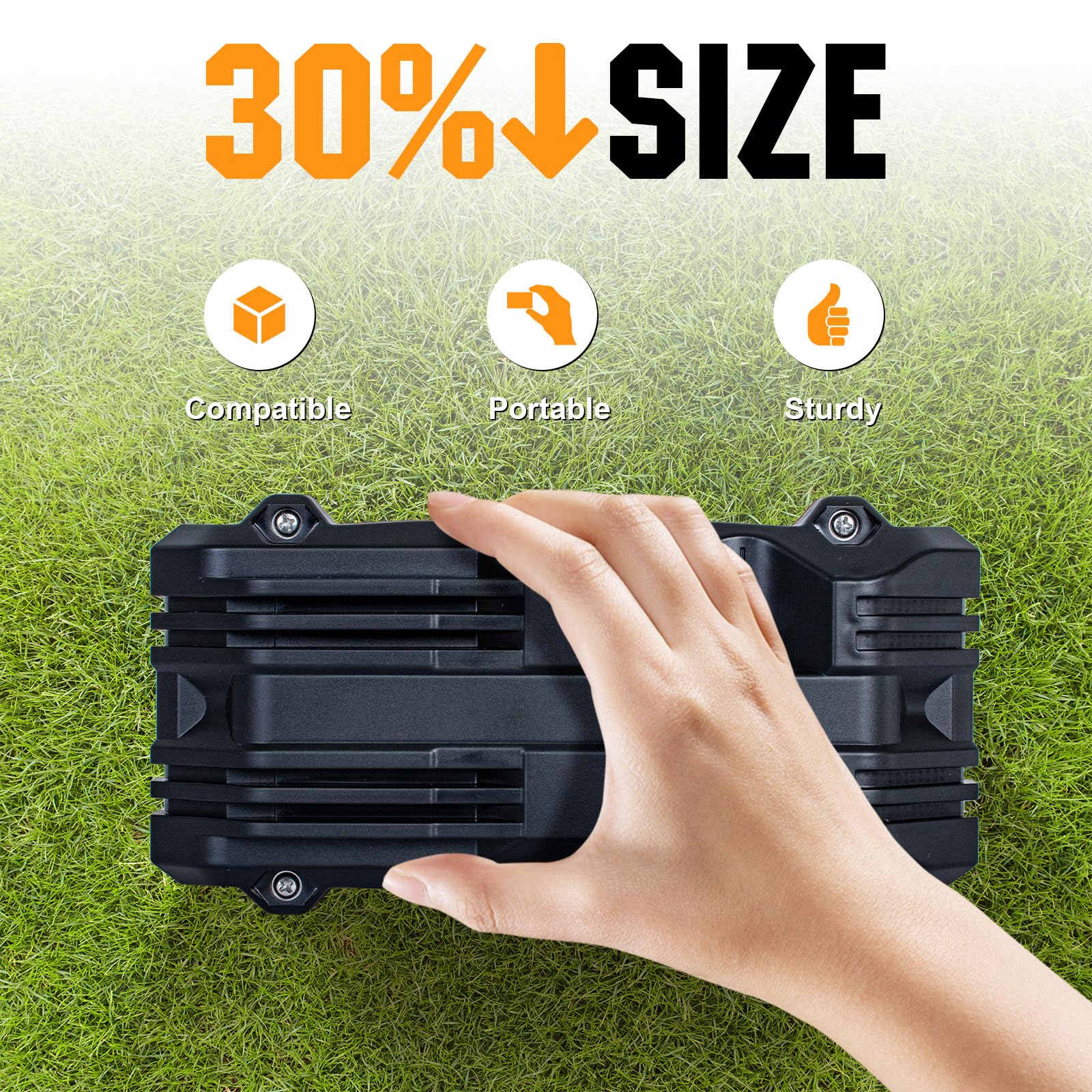 Eco-Worthy 2 Pack Portable 12V 20Ah Lifepo4 Battery, Lithium Deep Cycle Rechargeable Battery, Built-In Bms, 4000+ Cycles,Perfect