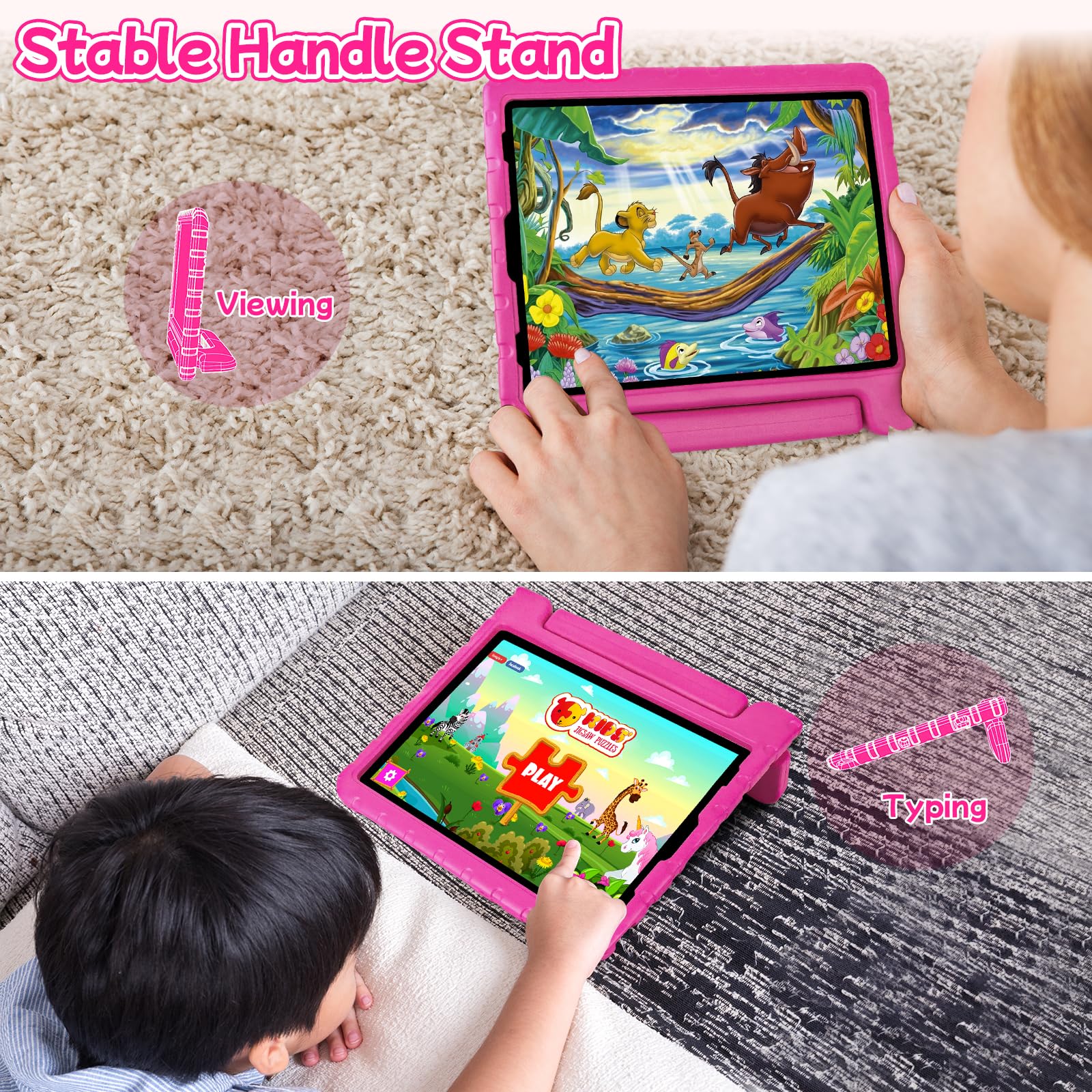 Billisgova New Kids Case For Ipad Pro 12.9 Case Super Protection Ipad Pro 12.9 Inch 6Th 5Th 4Th 3Th Cover With Pencil Holder And