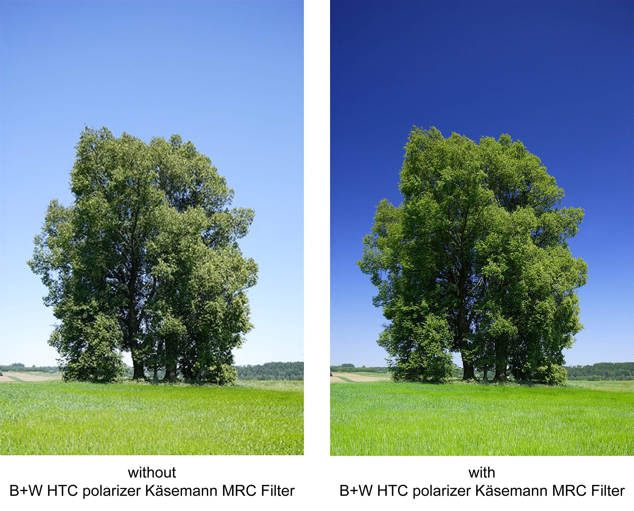 B + W Circular Polarizer Kaesemann   Standard Mount (F Pro), Htc, 16 Layers Multi Resistant Coating, Photography Filter, 72 Mm