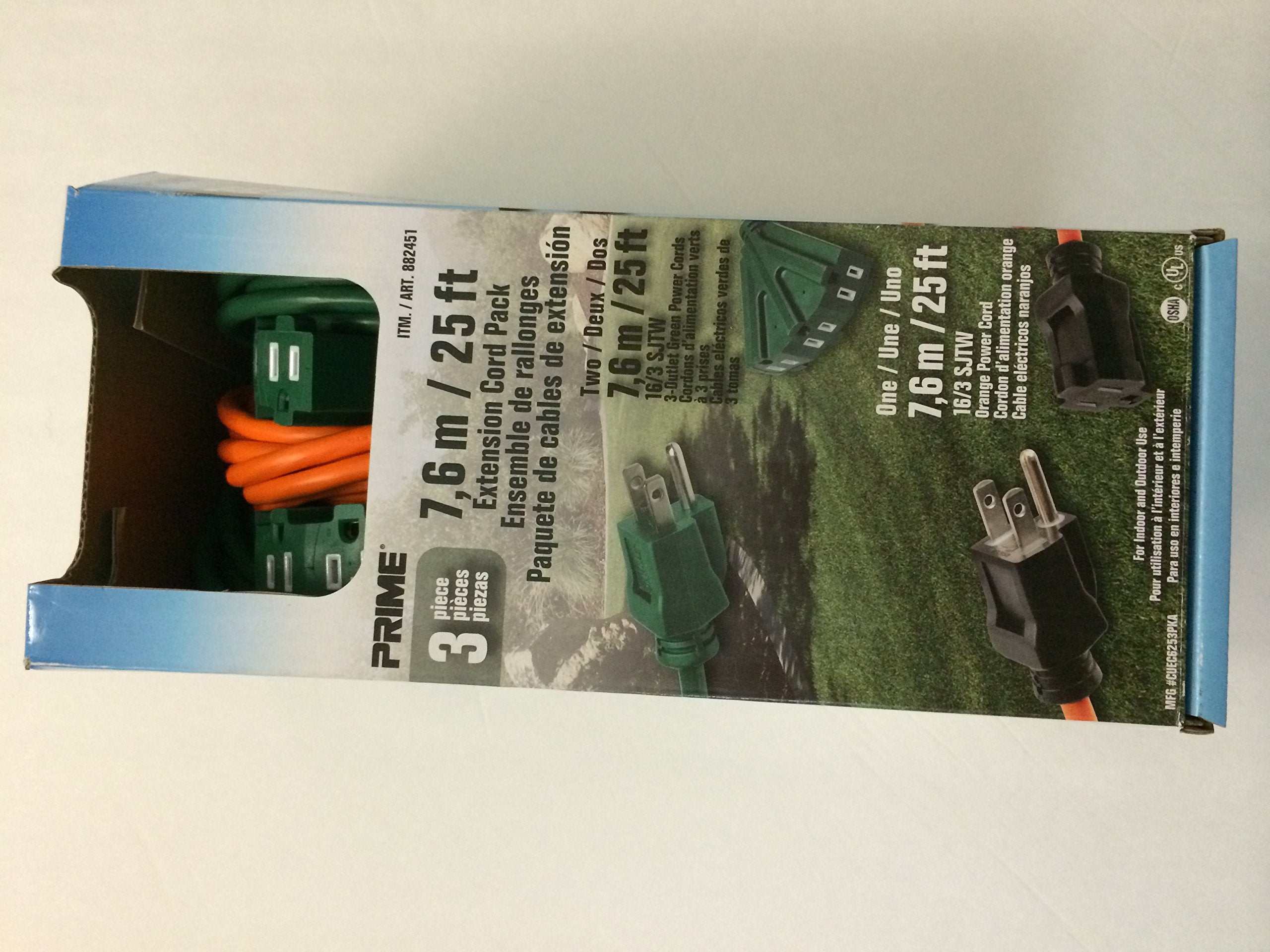 Prime 25 Foot Extension Cord