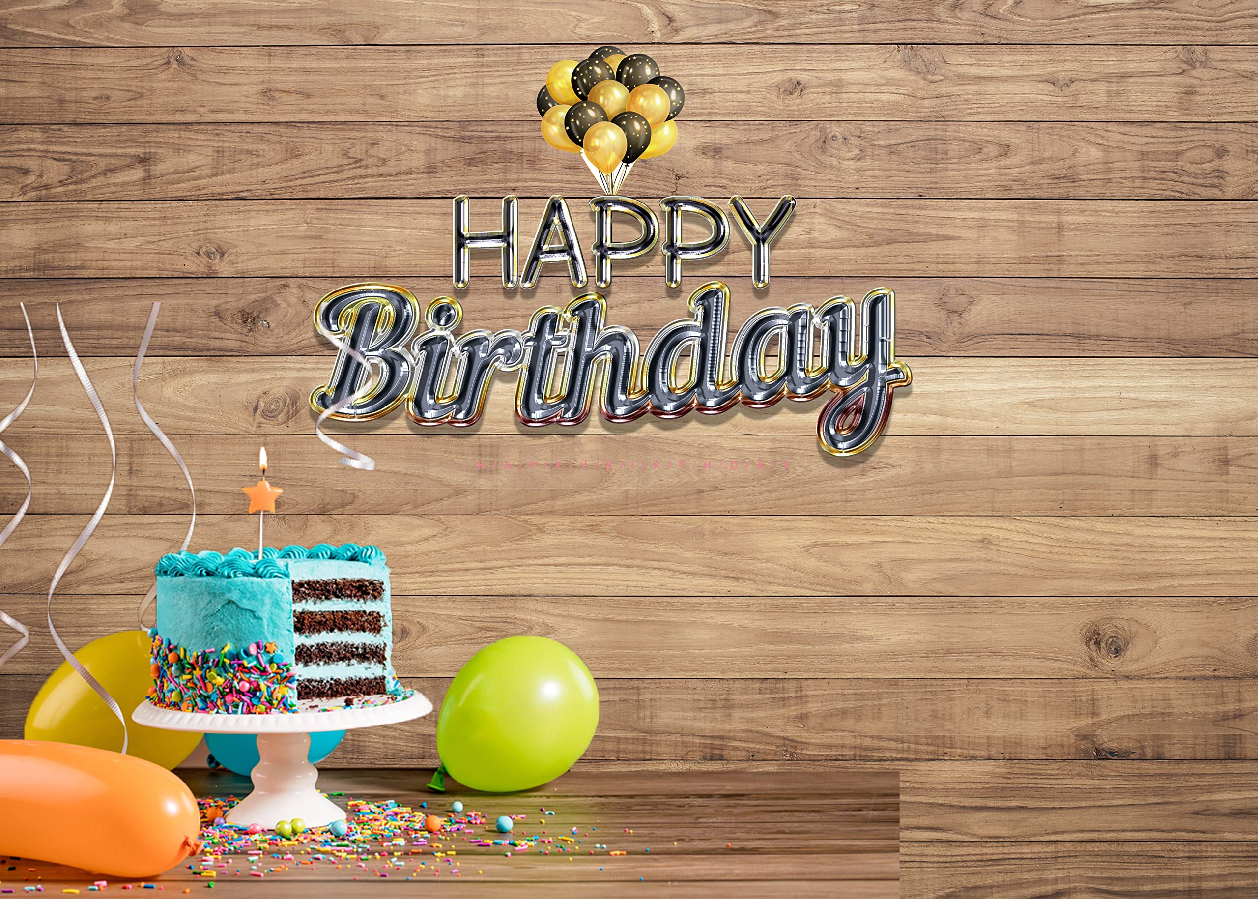 Lywygg 8X6Ft Wooden Backdrop Baby Shower Backdrops Party Decorations Backdrops Props For Studio For Photographers Retro Wood Wal