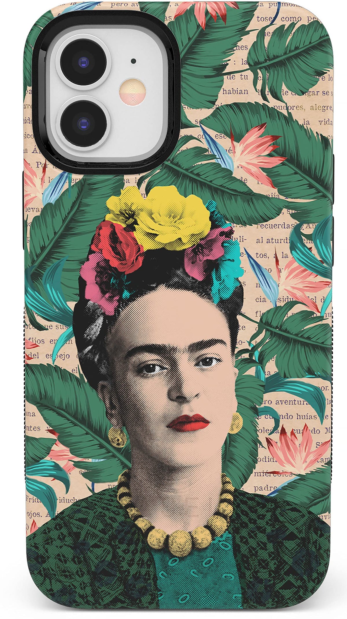 Casely Iphone 11 Case | Find Your Muse | Frida Kahlo Portrait Floral Case
