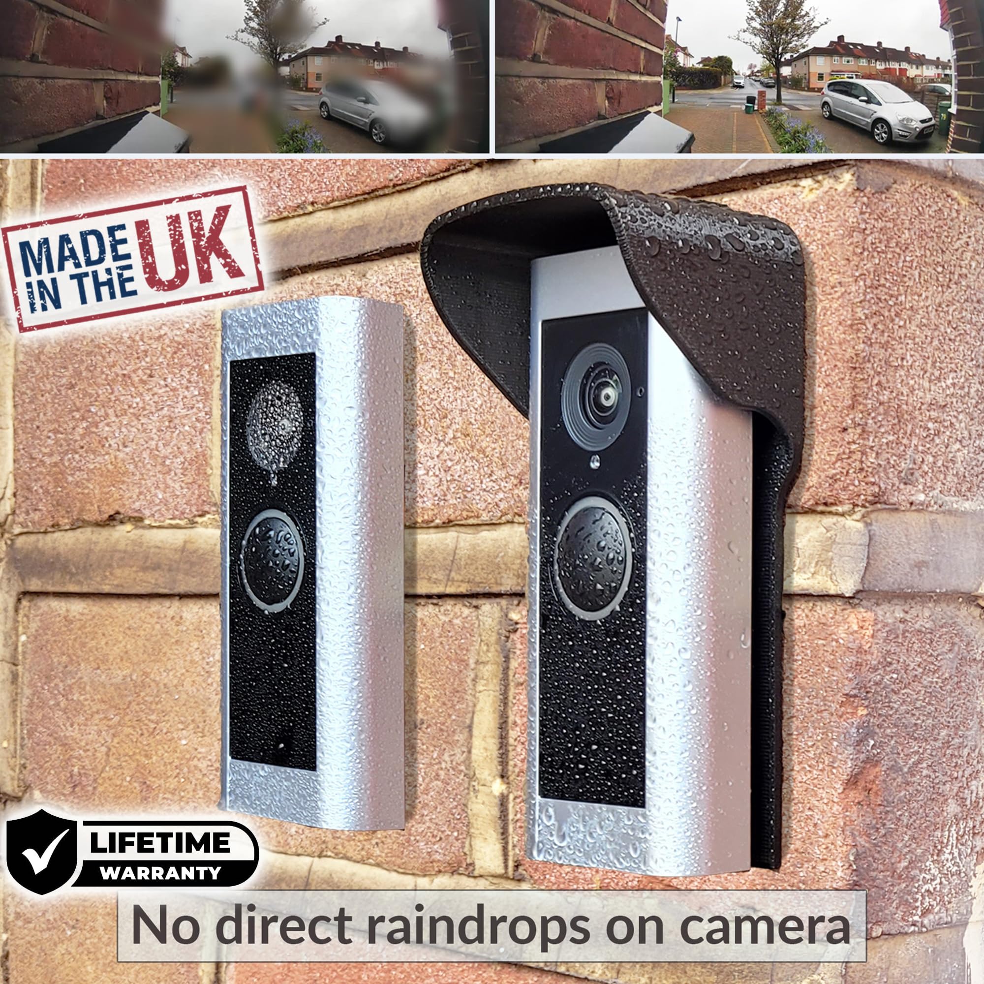 Mars Outpost | Cover Compatible With Ringpro & Pro2 Video Doorbell | Camera Protection From Rain Glare Light | Slim And Strong