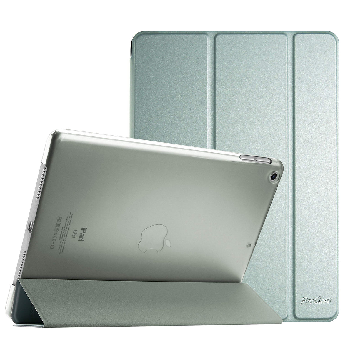 Procase For Ipad 9Th Generation 2021/ Ipad 8Th Generation 2020/ Ipad 7Th Generation 2019 Case, 10.2 Ipad Case Ipad Cover 9Th Generation  Lightgrey