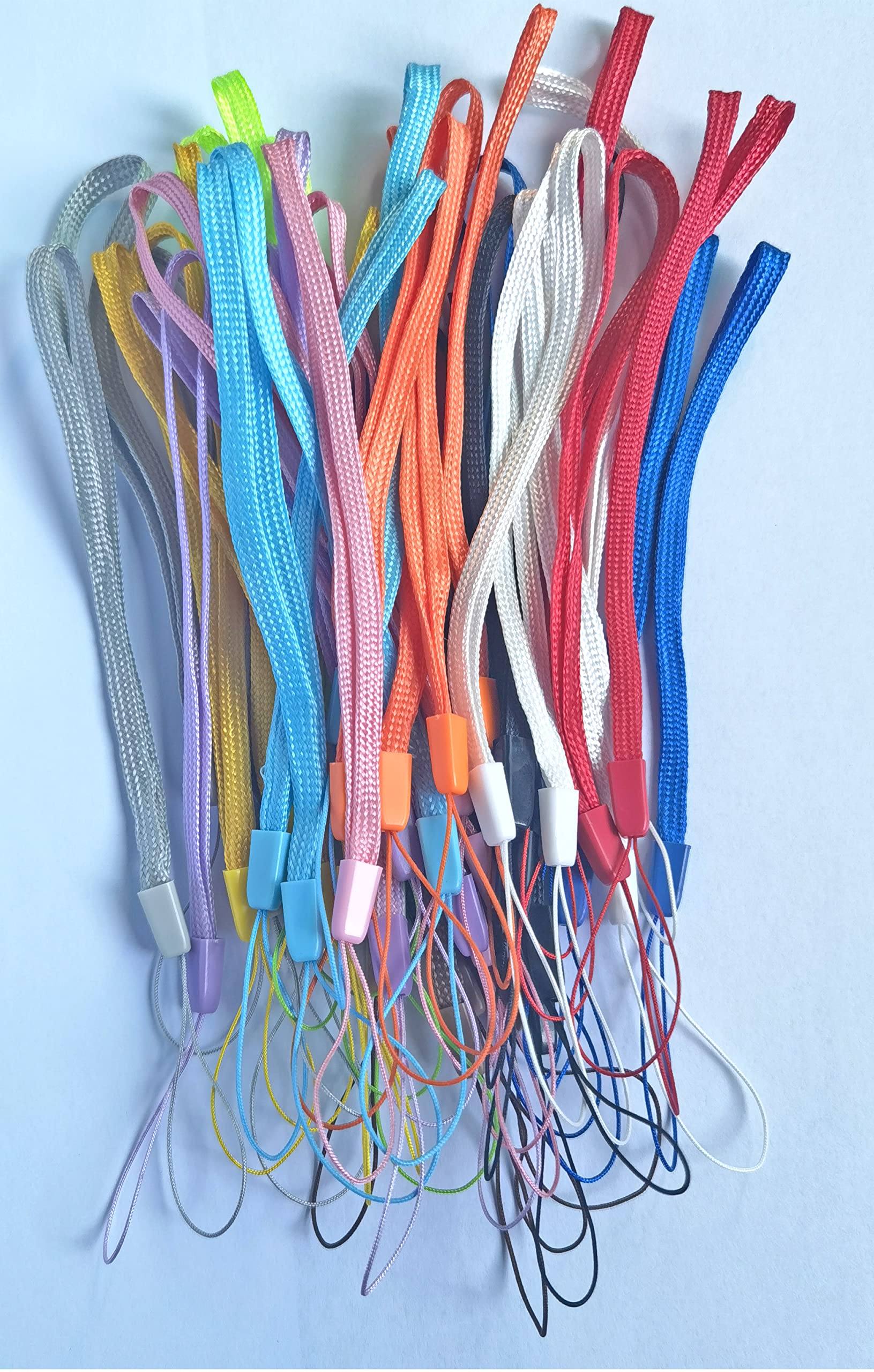 Coloryourlife Multi Color Wrist Straps Lanyards Strings For Usb Flash Drive Memory Stick Stylus Pens And Small Items With Microf