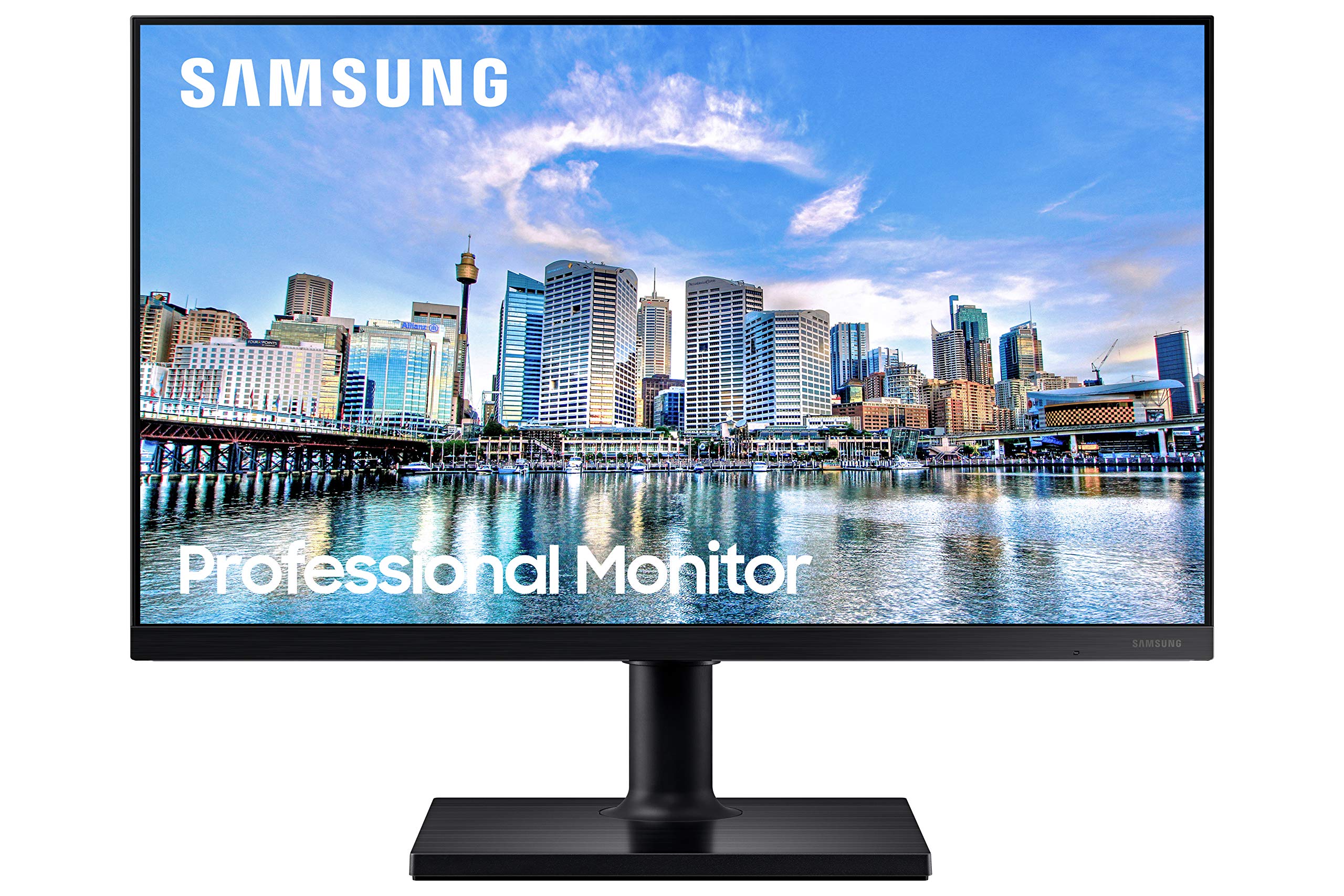 Samsung Ft45 Series 27 Inch Fhd 1080P Computer Monitor, 75Hz, Ips Panel, Hdmi, Usb Hub, Height Adjustable Stand, 3 Yr Wrnty (Lf2