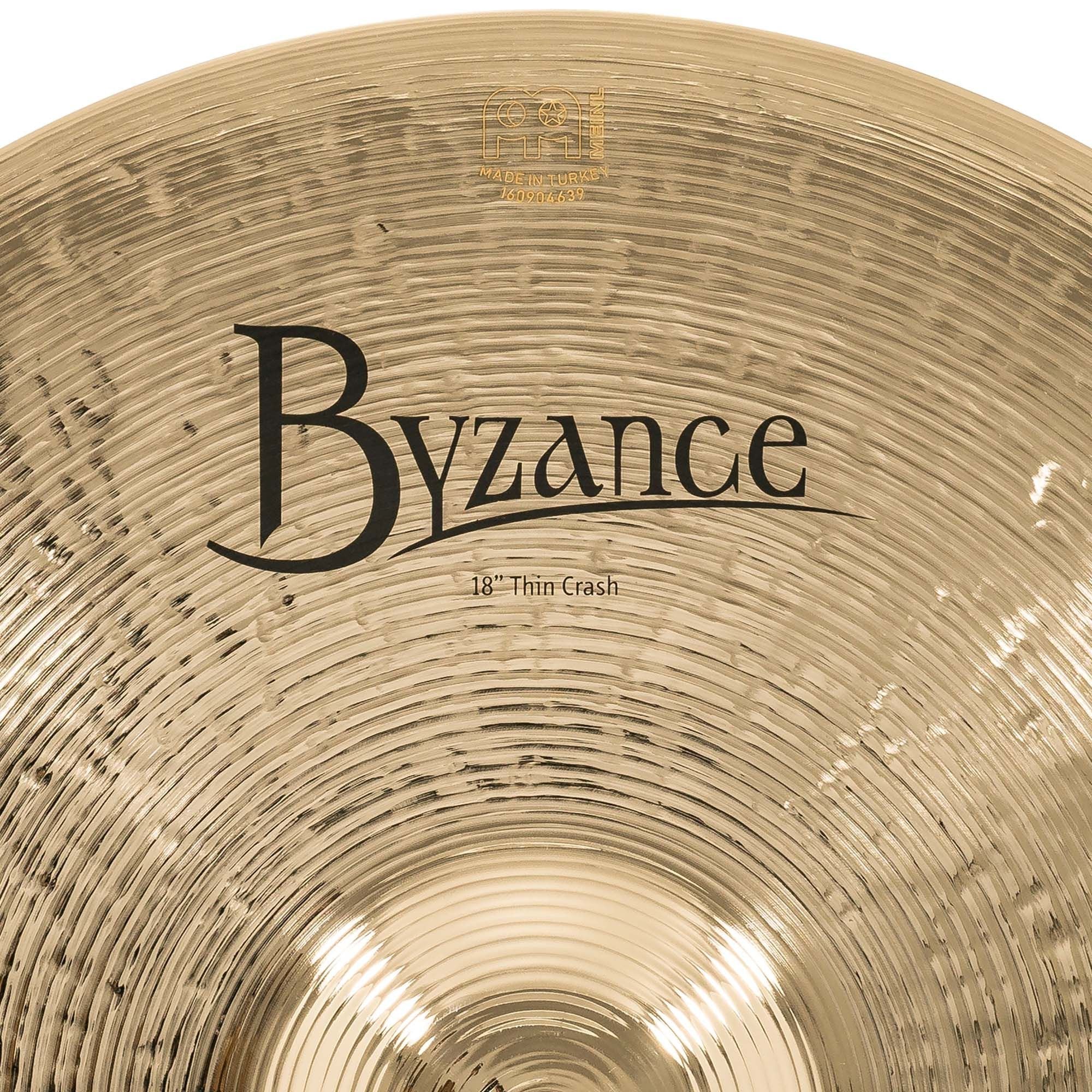 Meinl Cymbals B18Tc B Byzance 18 Inch Brilliant Thin Crash Cymbal (Video)