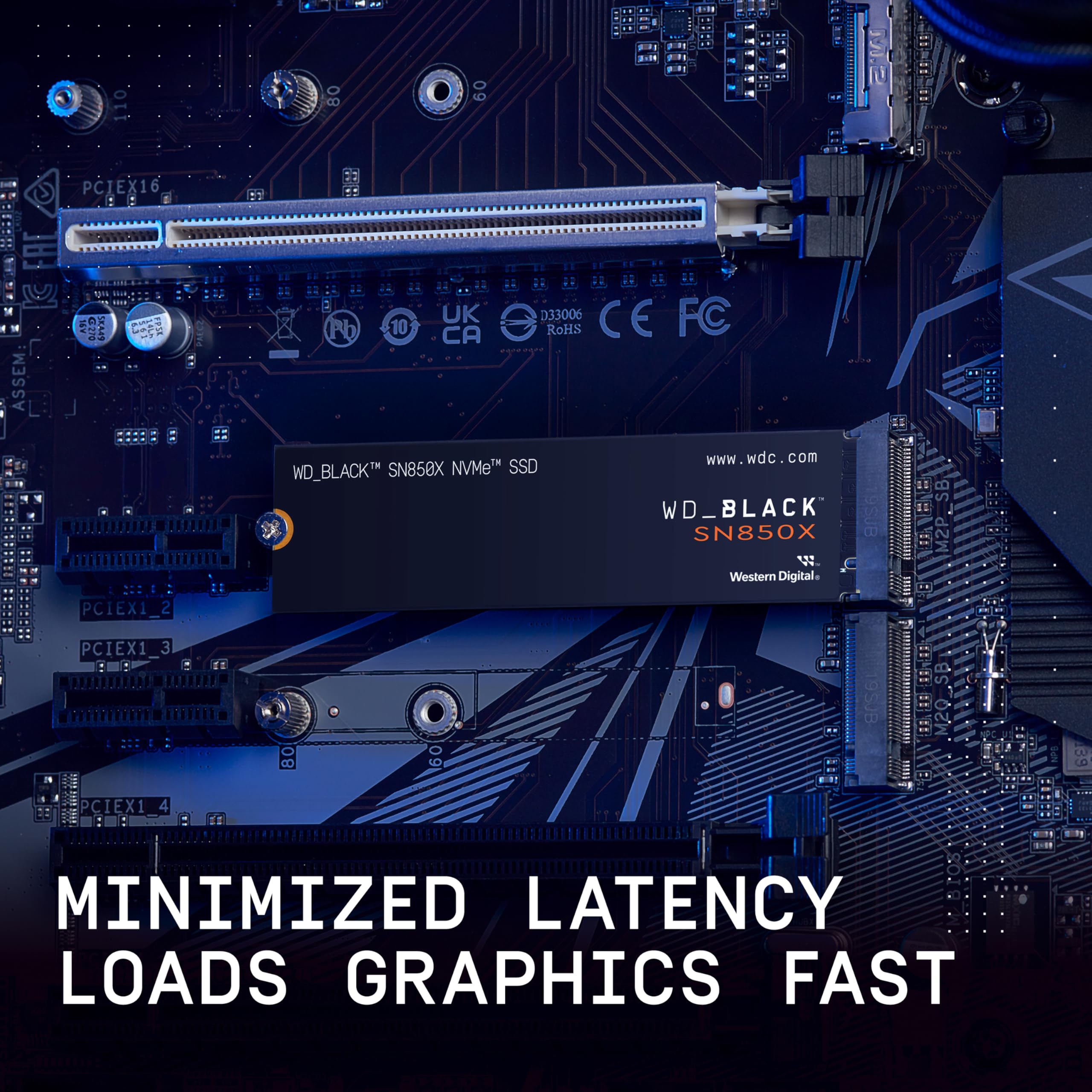 Wd_Black 8Tb Sn850X Nvme Internal Gaming Ssd Solid State Drive   Gen4 Pcie, M.2 2280, Up To 7,200 Mb/S   Wds800T2X0E