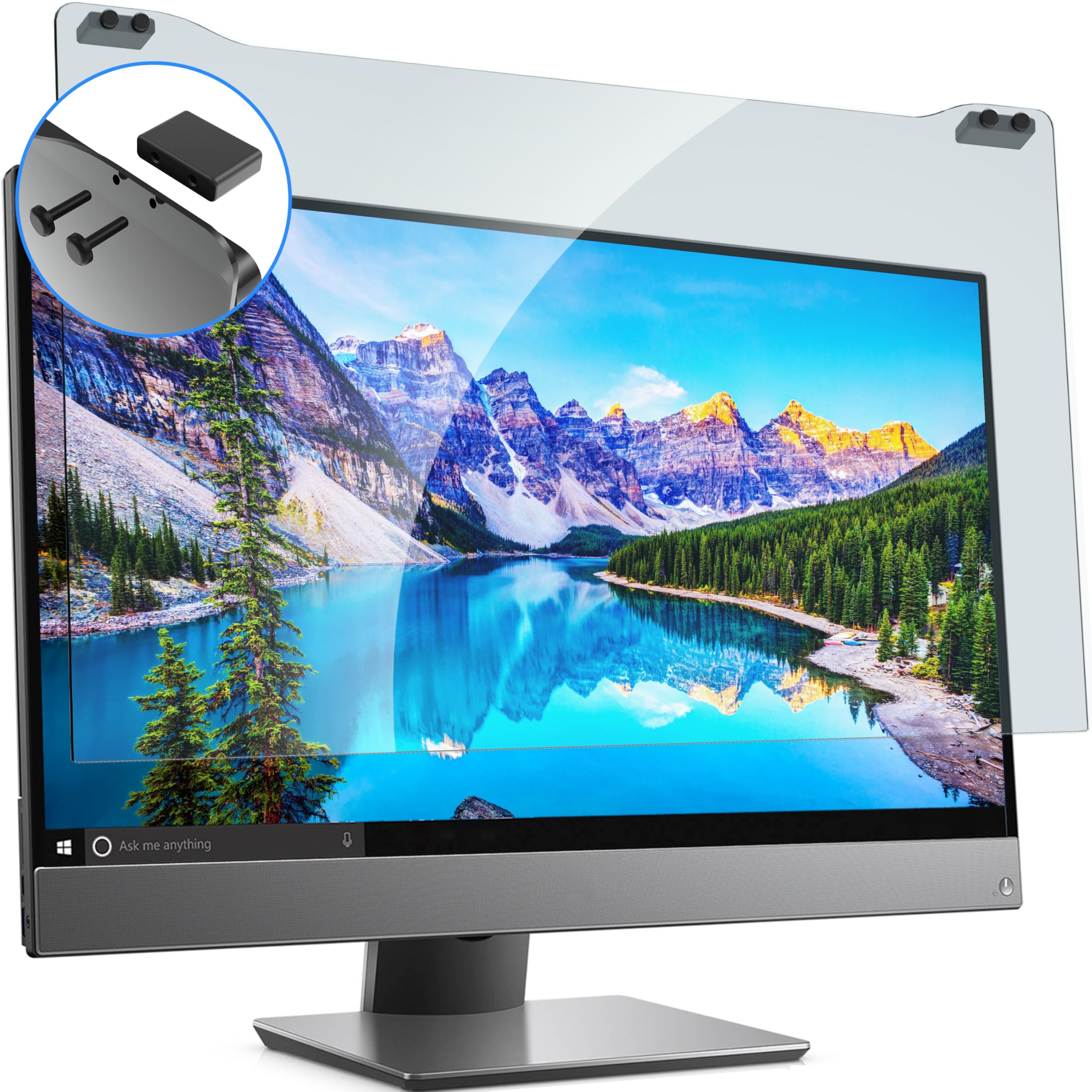 Zyy Diagonal 28 Inch Anti Blue Light Screen Protector For (W 25 X H 14 9/16) Monitor, Desktop Pc Uv Blocking Filter For Eye Stra