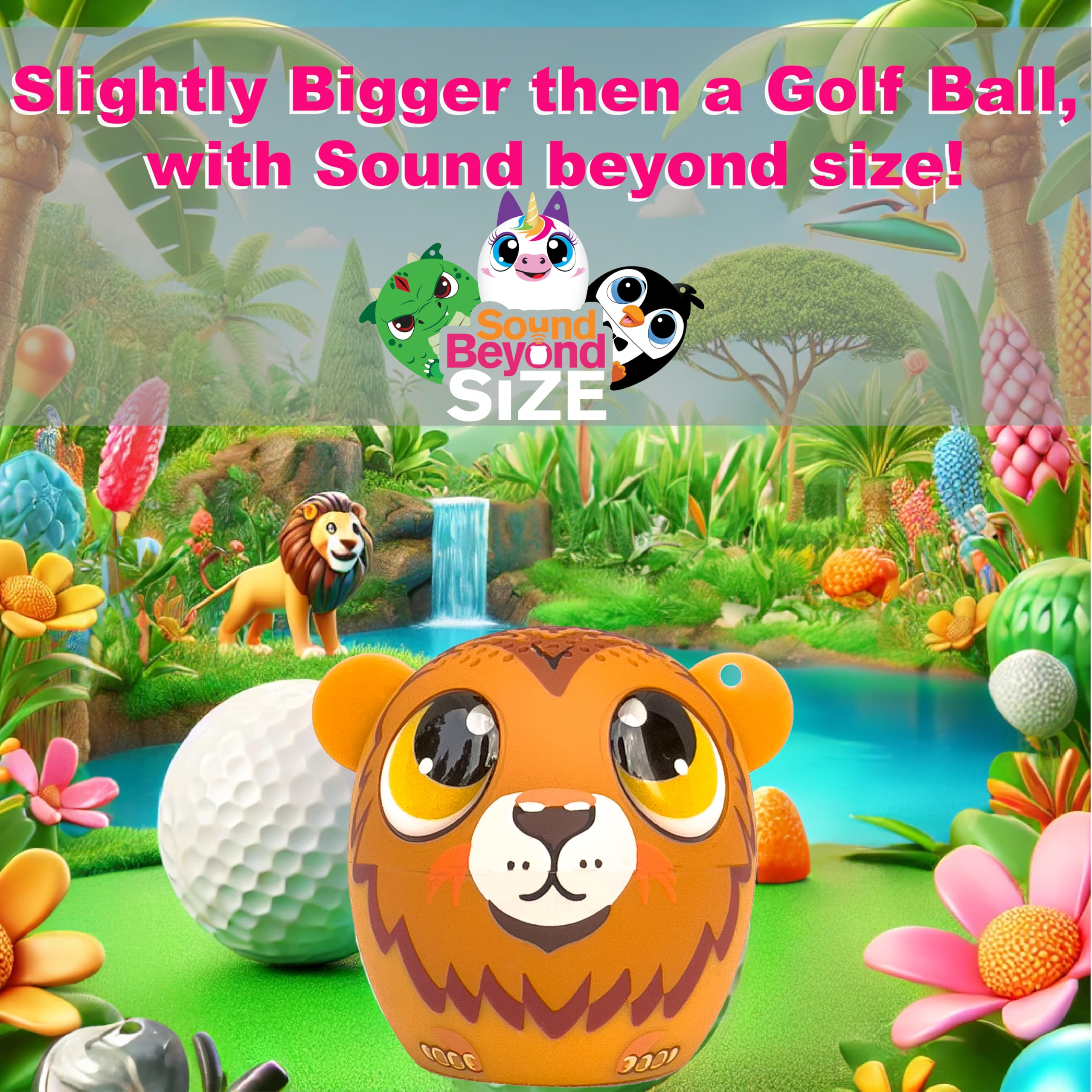 My Audio Pet Lion Mini Bluetooth Speaker For Kids Of All Ages   True Wireless Stereo Your Portable Symphony For On The Go Sonic