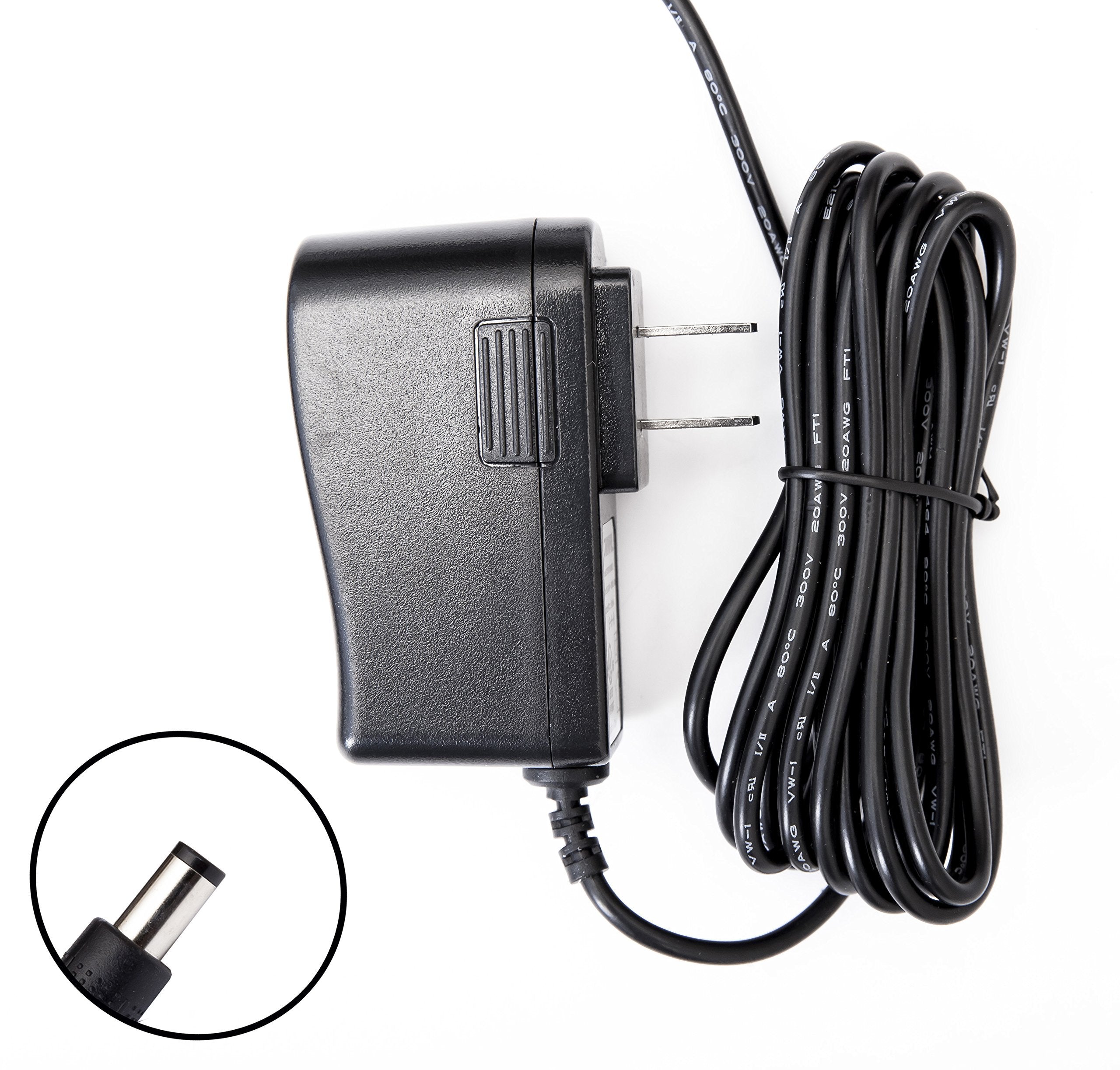 Omnihil 8 Feet Ac/Dc Power Adapter 9V 1.5A (1500Ma) 5.5X2.1Millimeters Compatible With Nautilus R514, R514C, R616, R614, U514, U614, U616 Exercise Bike & E514, E514C, E614, Elliptical