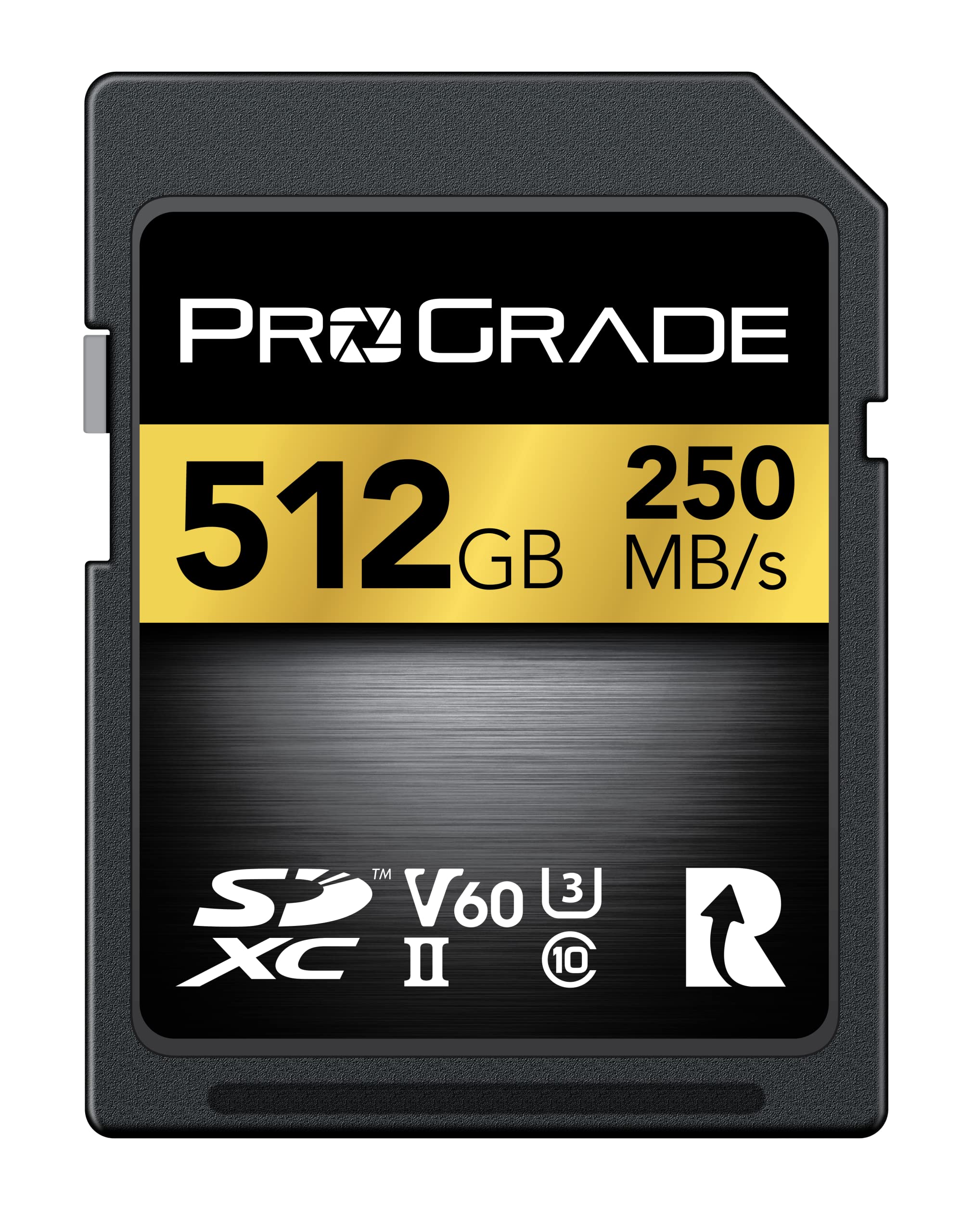 Prograde Digital Sd Uhs Ii 512Gb Card V60  Up To 130Mb/S Write Speed And 250 Mb/S Read Speed | For Professional Vloggers, Filmma