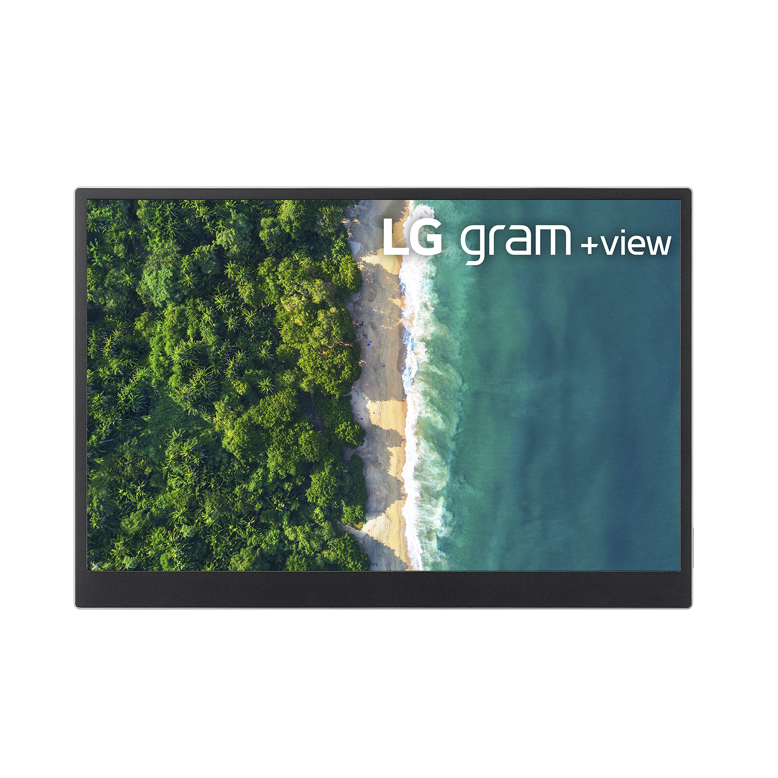 Lg Gram +View 16 Inch Portable Wqxga (2560 X 1600) Ips Monitor, 16:10 Aspect Ratio, Dci P3 99% Color, Usb C Connectivity, Landsc