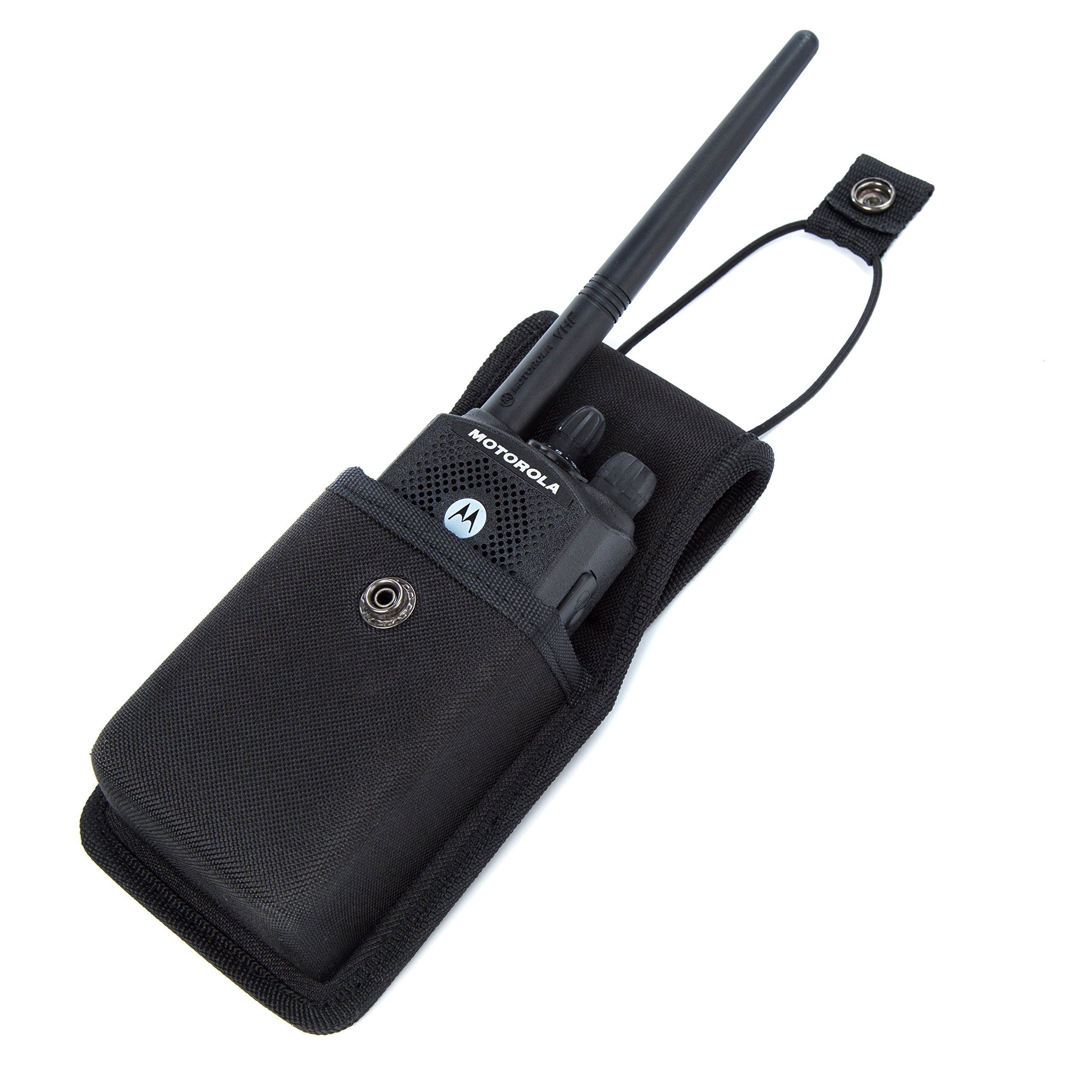 Luiton Universal Radio Case Two Way Radio Holder Universal Pouch For Walkie Talkies Nylon Holster Accessories For Motorola Mt500, Mt1000, Mts2000 And Similar Models (1 Pack)