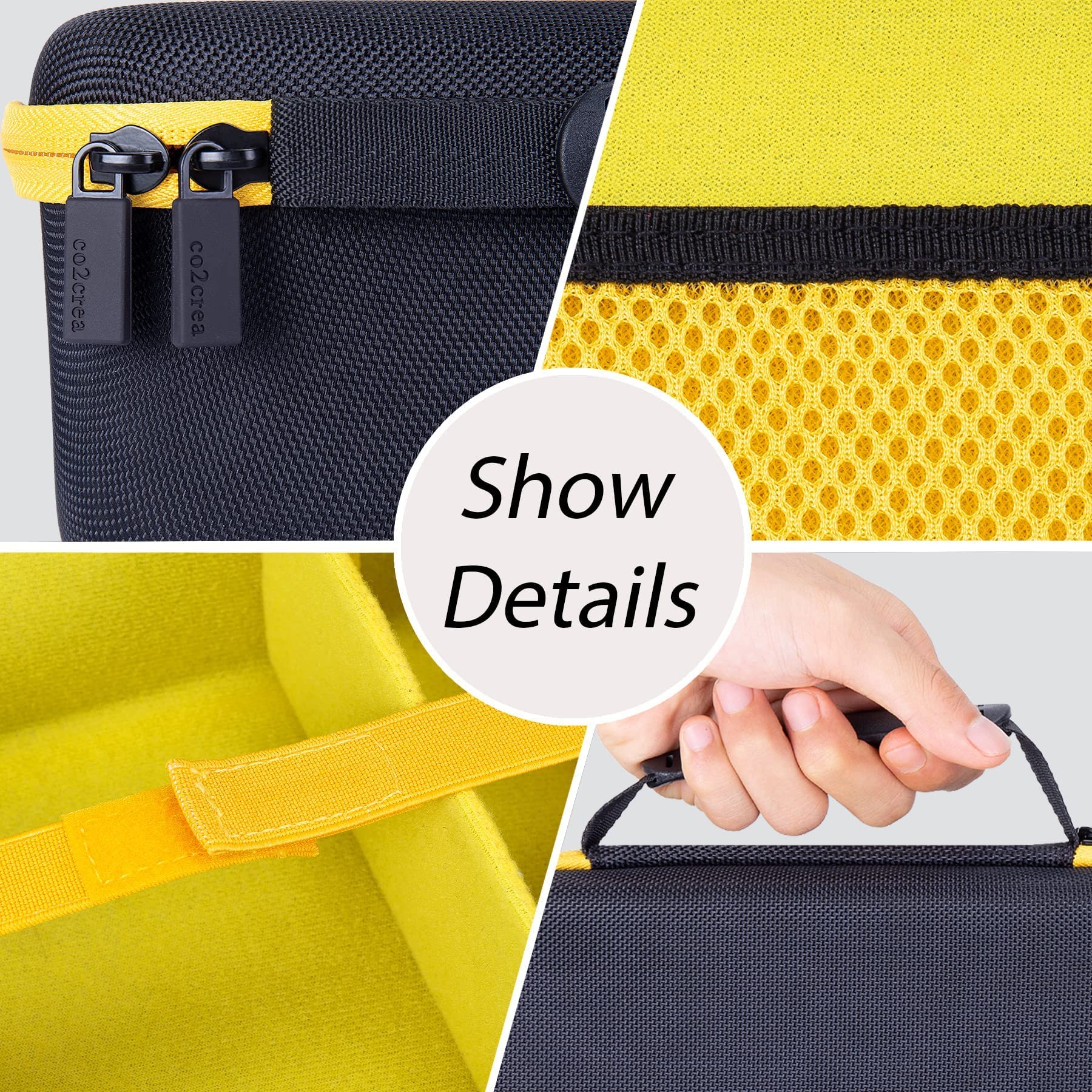 Co2Crea Hard Case Replacement For Mini Projector Auking 2024 Upgraded 1080P Supported Outdoor Projector (Case For Auking Mini Pr