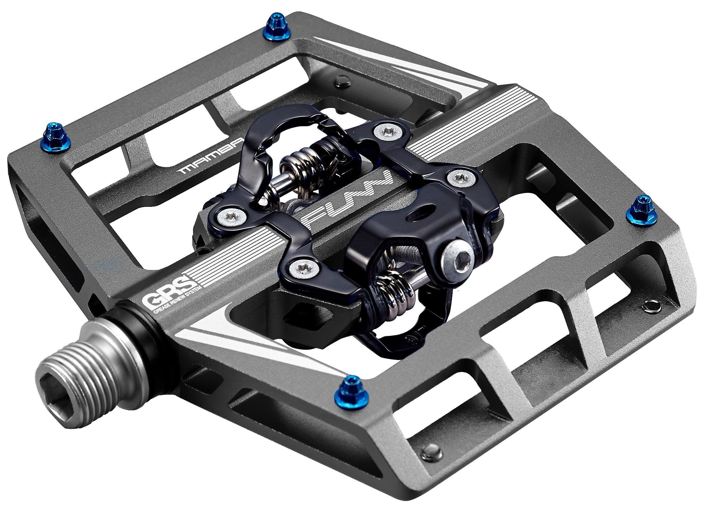 Funn Mamba Pedal Set (Double Sided Spd) (Gray)