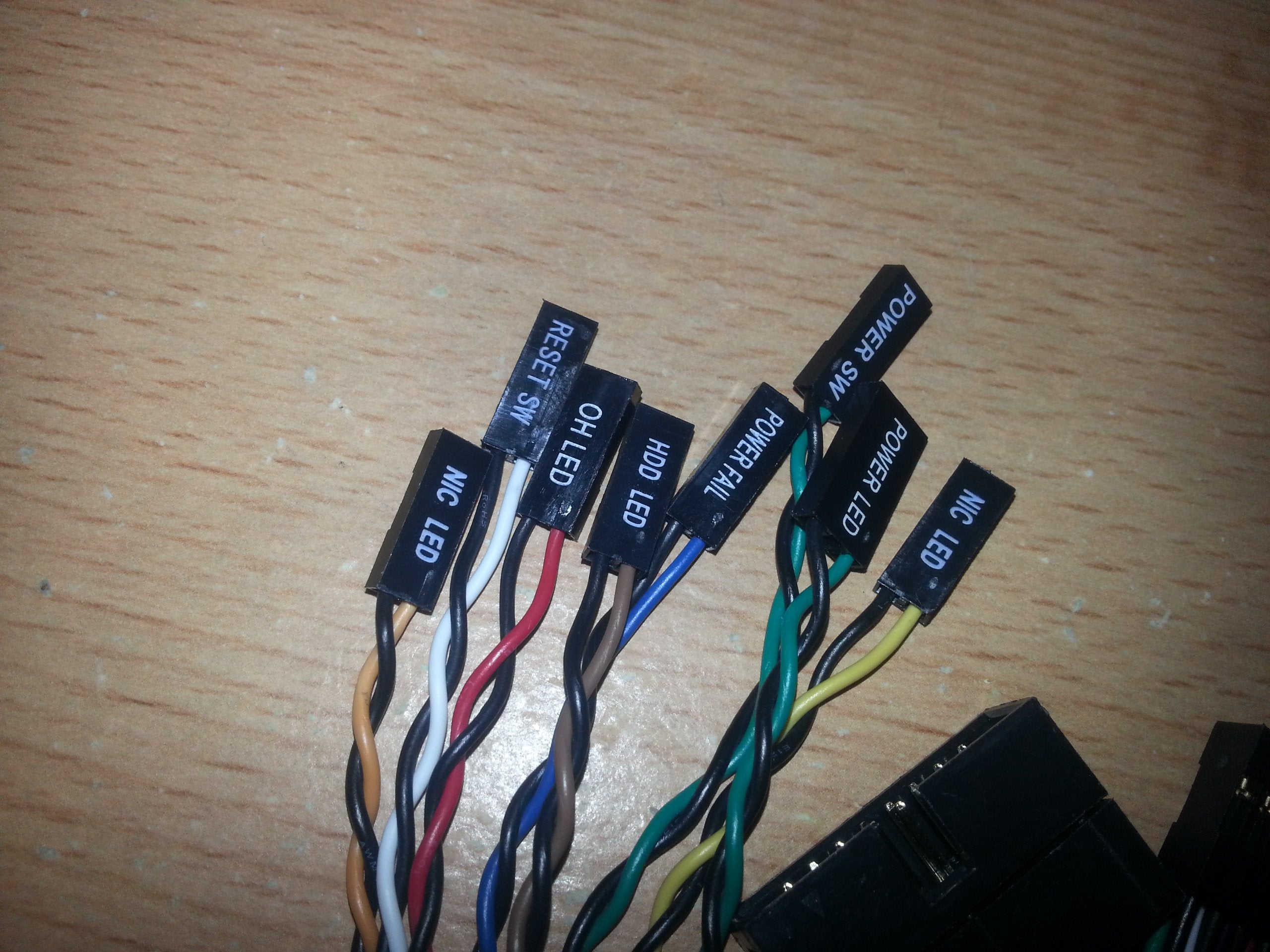 Supermicro Cbl084L Front Panel Control Split Connector Cable Cbl 084L Genuine