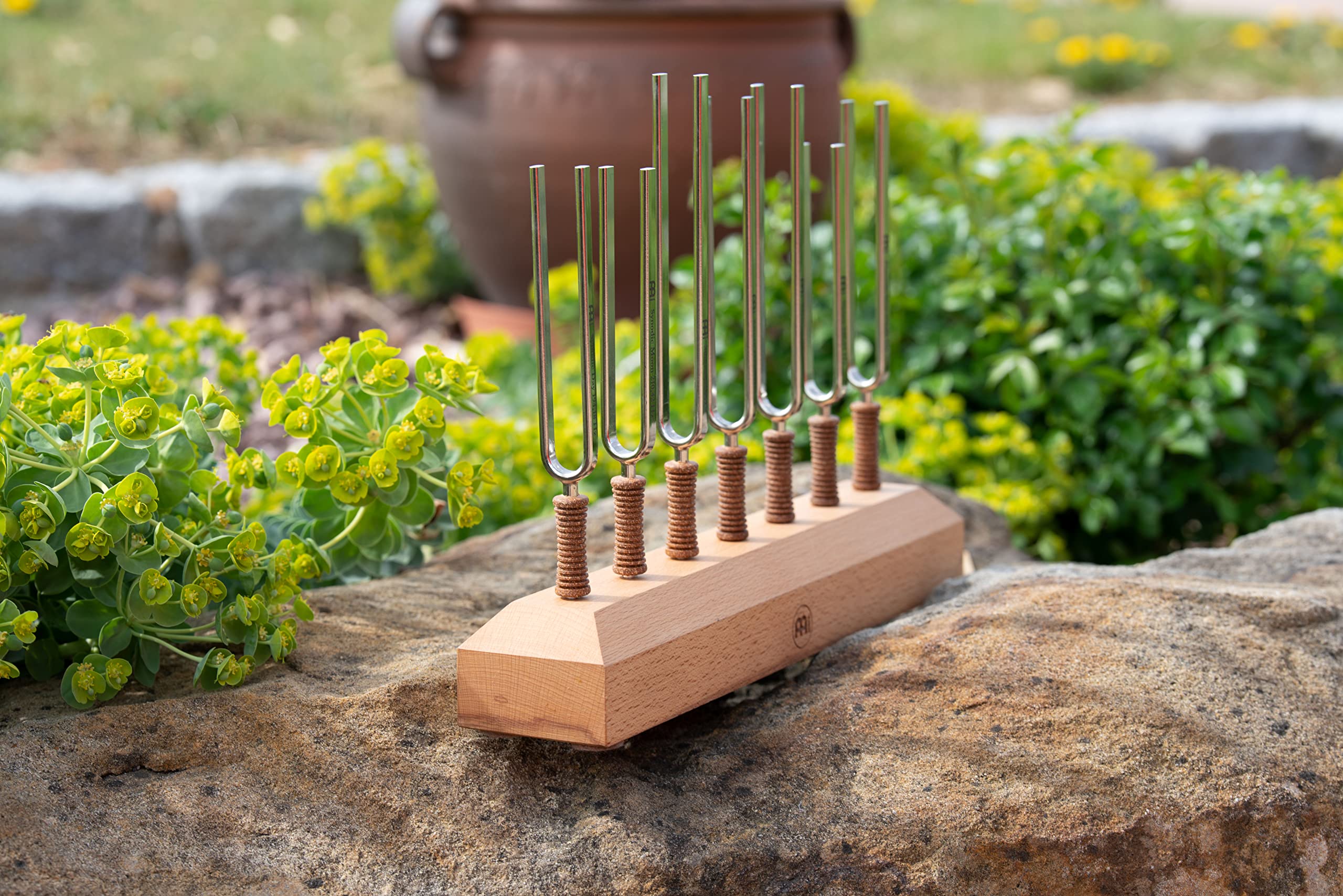 Planetary Tuning Fork 7 Piece Chakra Set With Exact Pitch And Frequency   Made In Germany   For Meditation, Sound Healing Therap