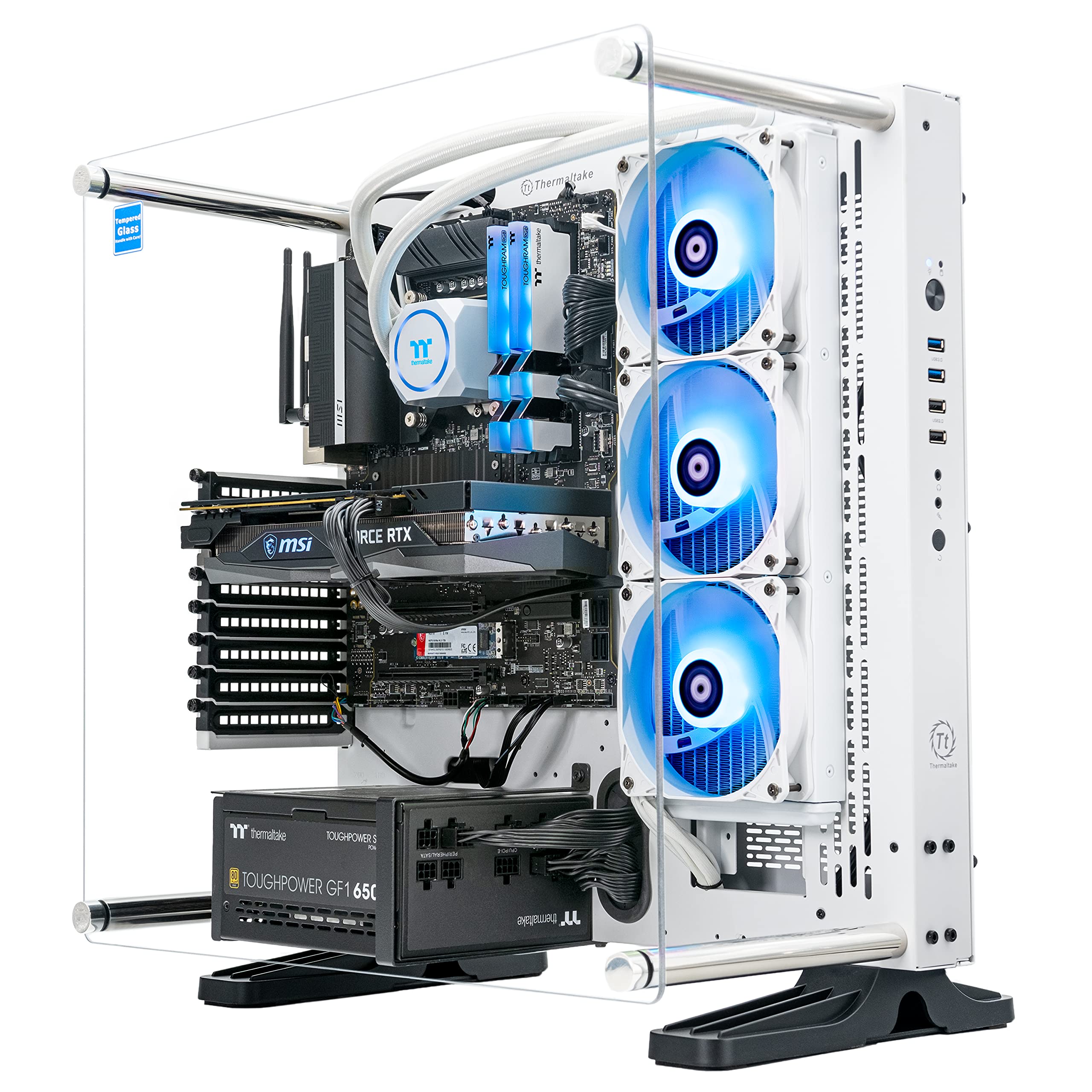 Thermaltake Arctic I360 Liquid Cooled Pc (Intel I5 11600K, Rtx 3060, 16Gb Rgb 3600Mhz Ddr4 Toughram Rgb Memory, 1Tb Nvme M.2, Wi