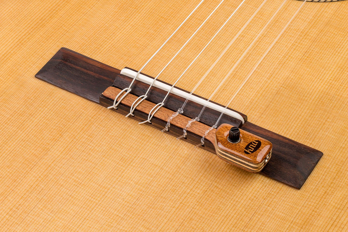 Kna Pickups Portable Piezo Nylon String Guitar Pickup With Volume Control (Ng 2)