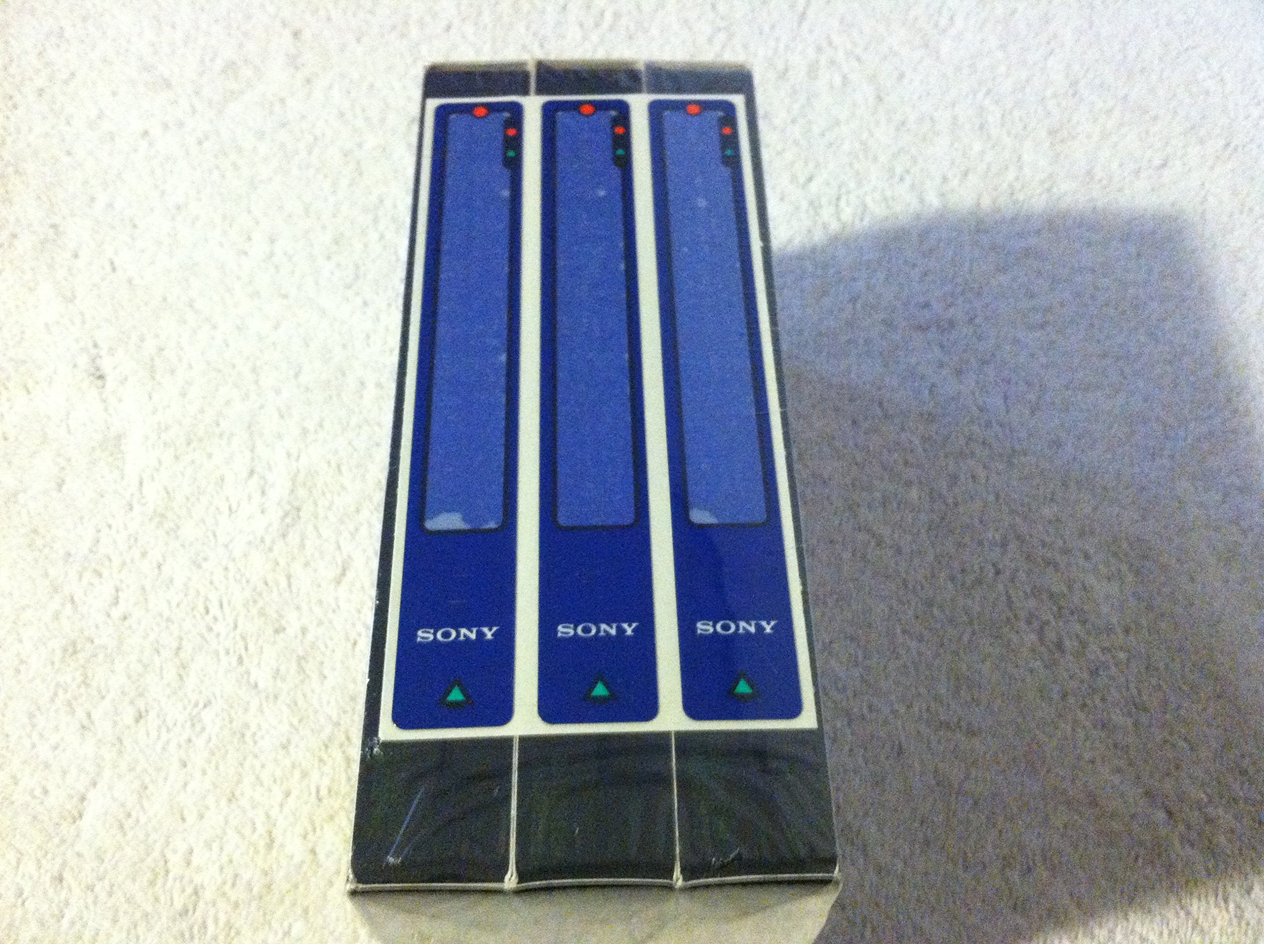 Sony T 160vf Premium Grade Vhs 3 pack. 8 Hours (Ep)