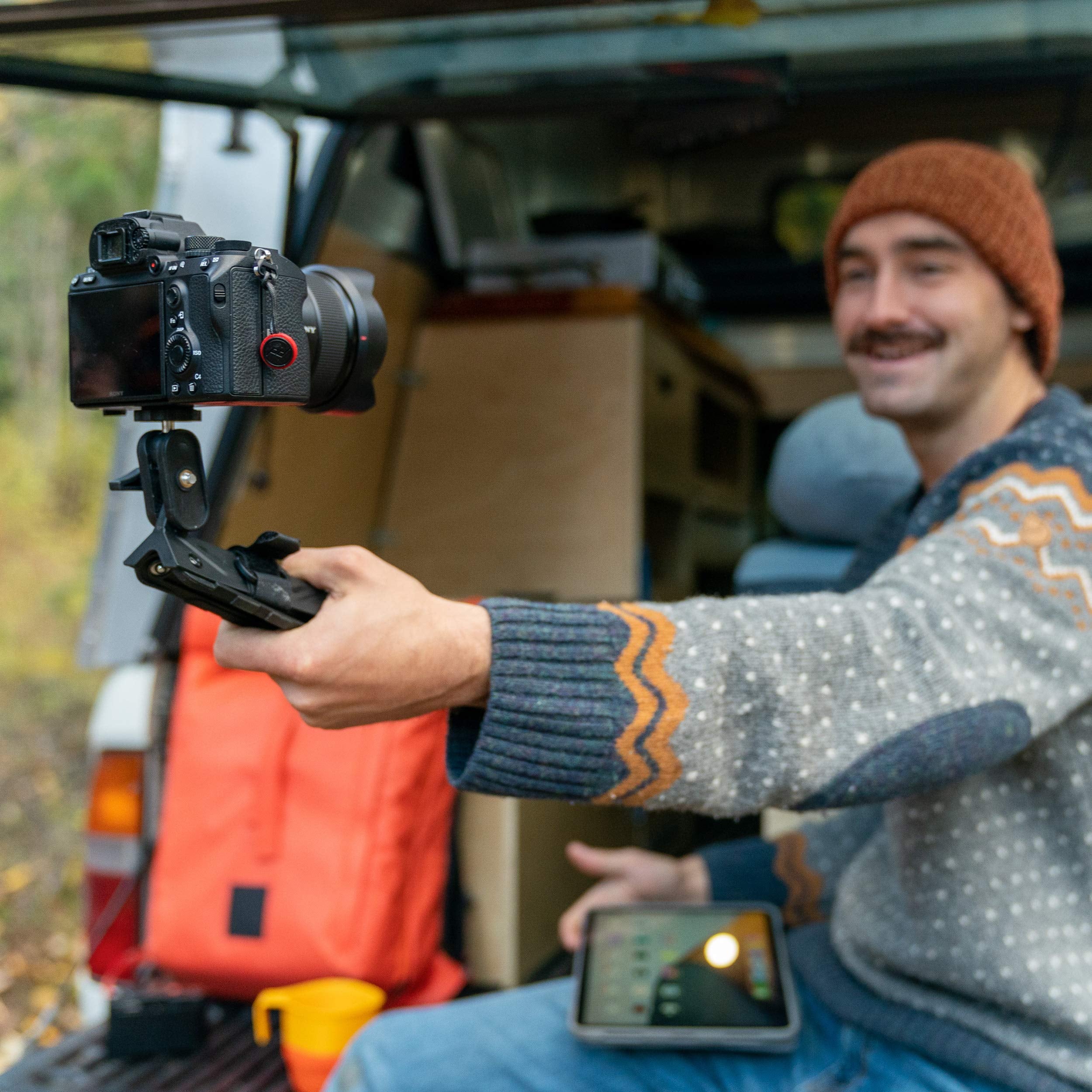 Pedco Ultrapod 3 Lightweight Travel Tripod For Camera And Phone, Black