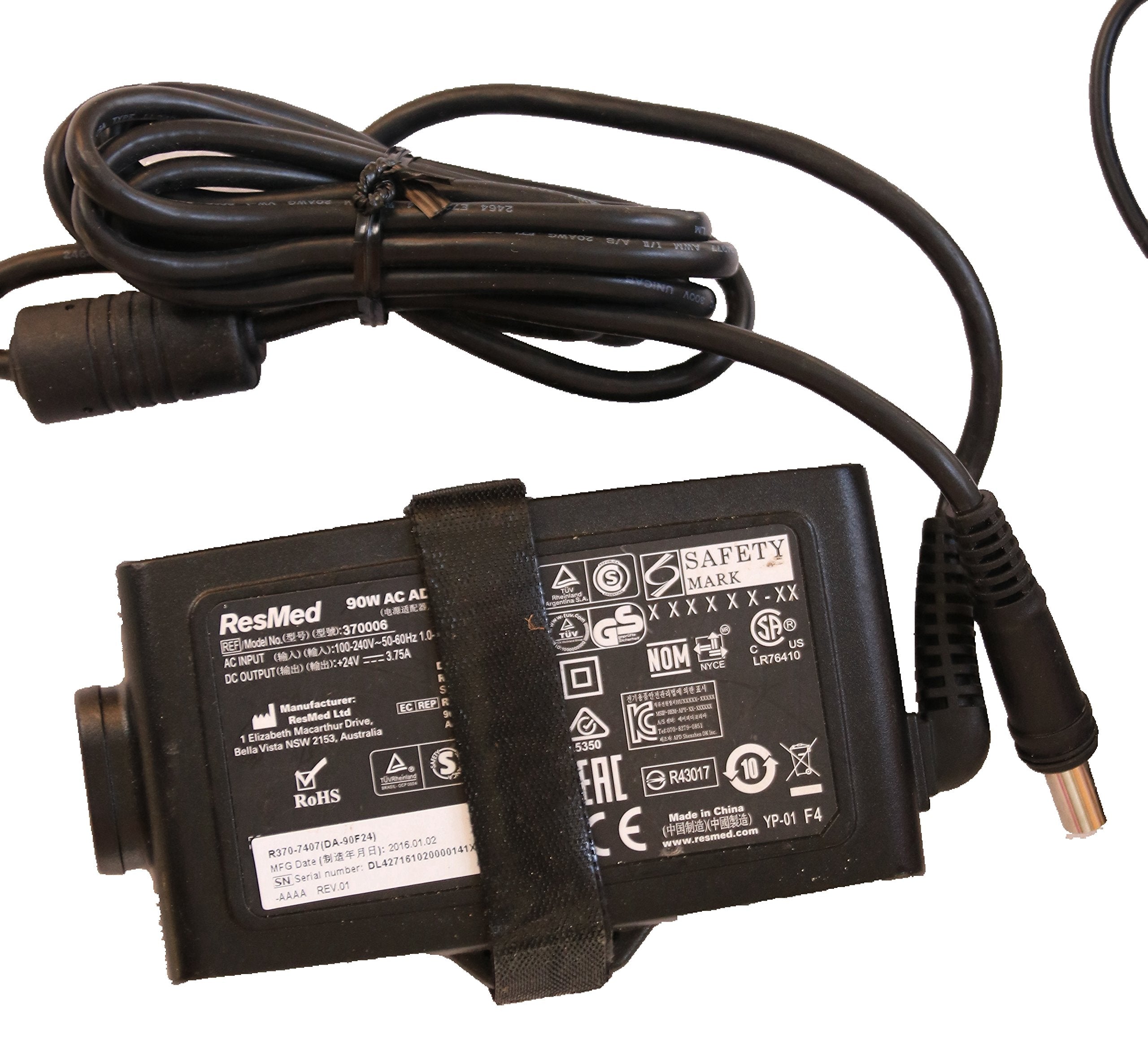 Ac Dc Adapter For Resmed S10 Series Resmed Airsense 10 Air Sense S10 Aircurve 10 Series Cpap And Bipap Machines,90W Resmed S10 3