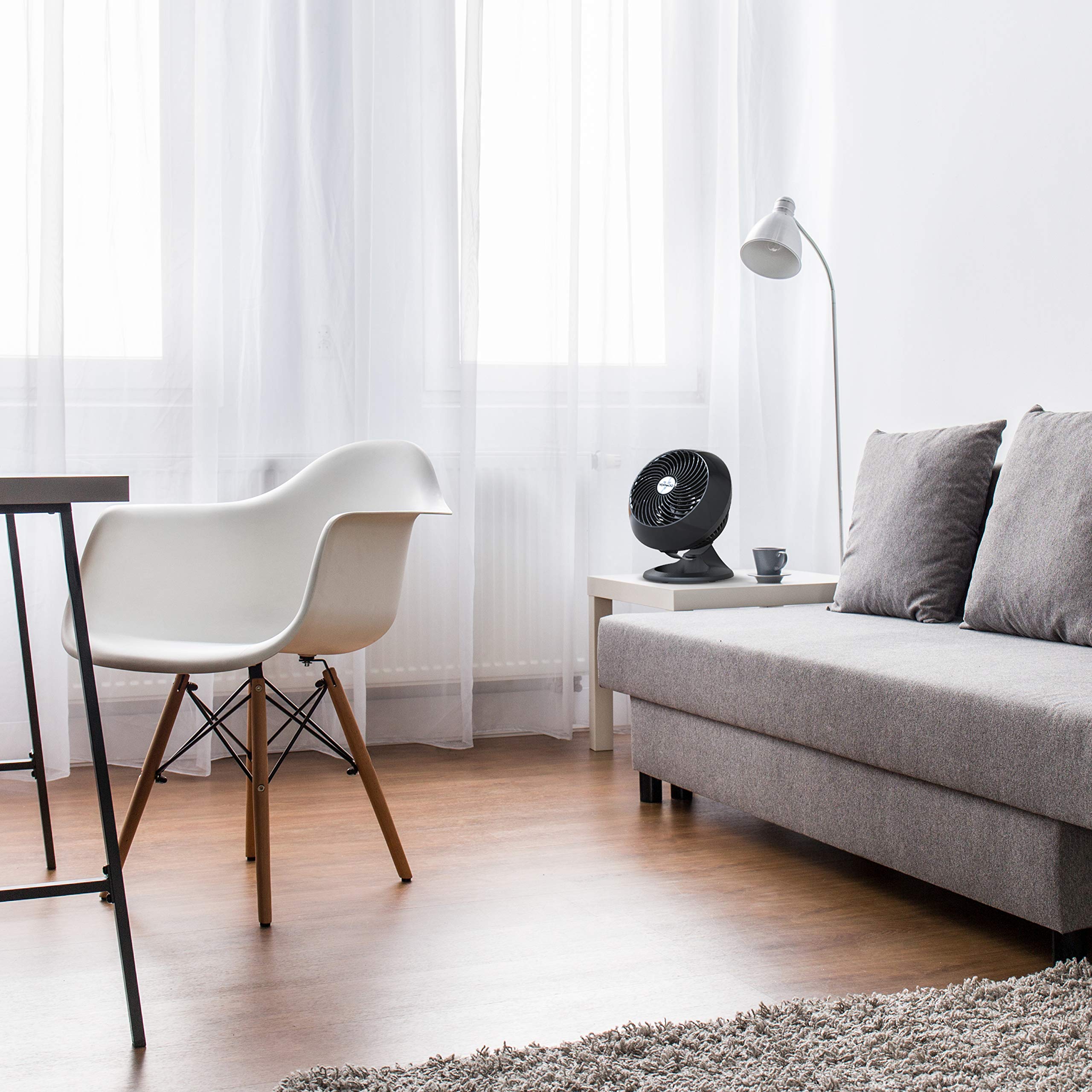 Vornado 560 Whole Room Air Circulator With 4 Speeds, 560 Medium, Black