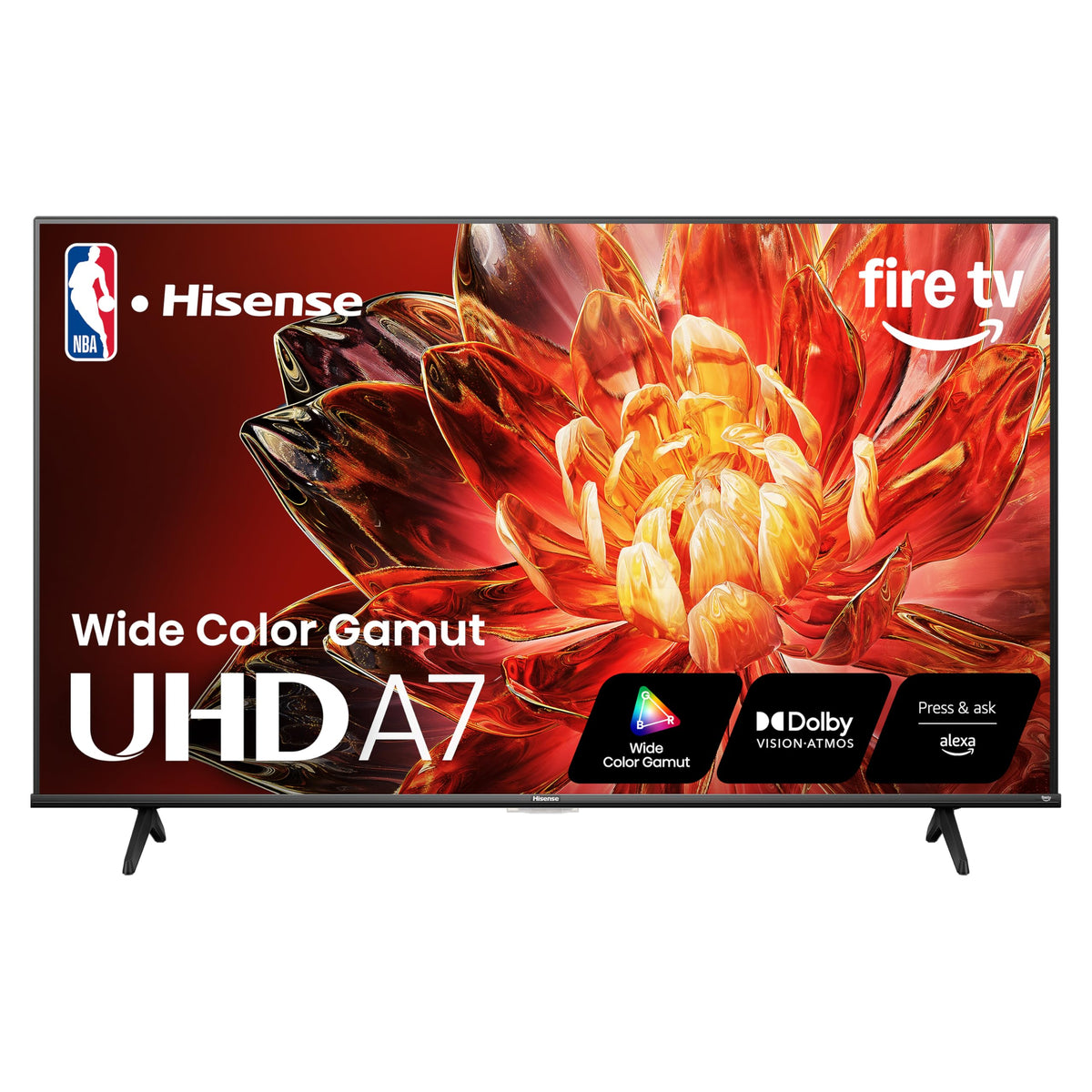 Hisense 50'' Class A7 Series 4K Uhd Smart Fire Tv (50A7Nf)   Wide Color Gamut, Hdr10+, Dolby Vision, Dolby Atmos, Ai Sports Mode