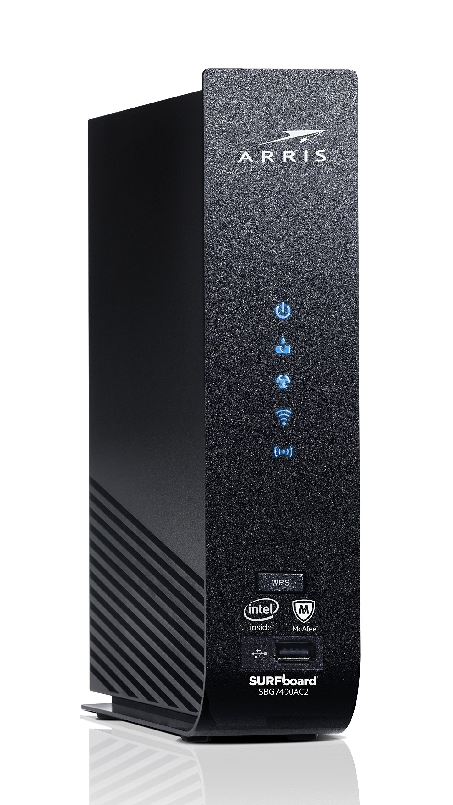 Mcafee Router Arris Surfboard Sbg7400Ac2 Cable Modem/Wi Fi Router With Mcafee, 10005 ...