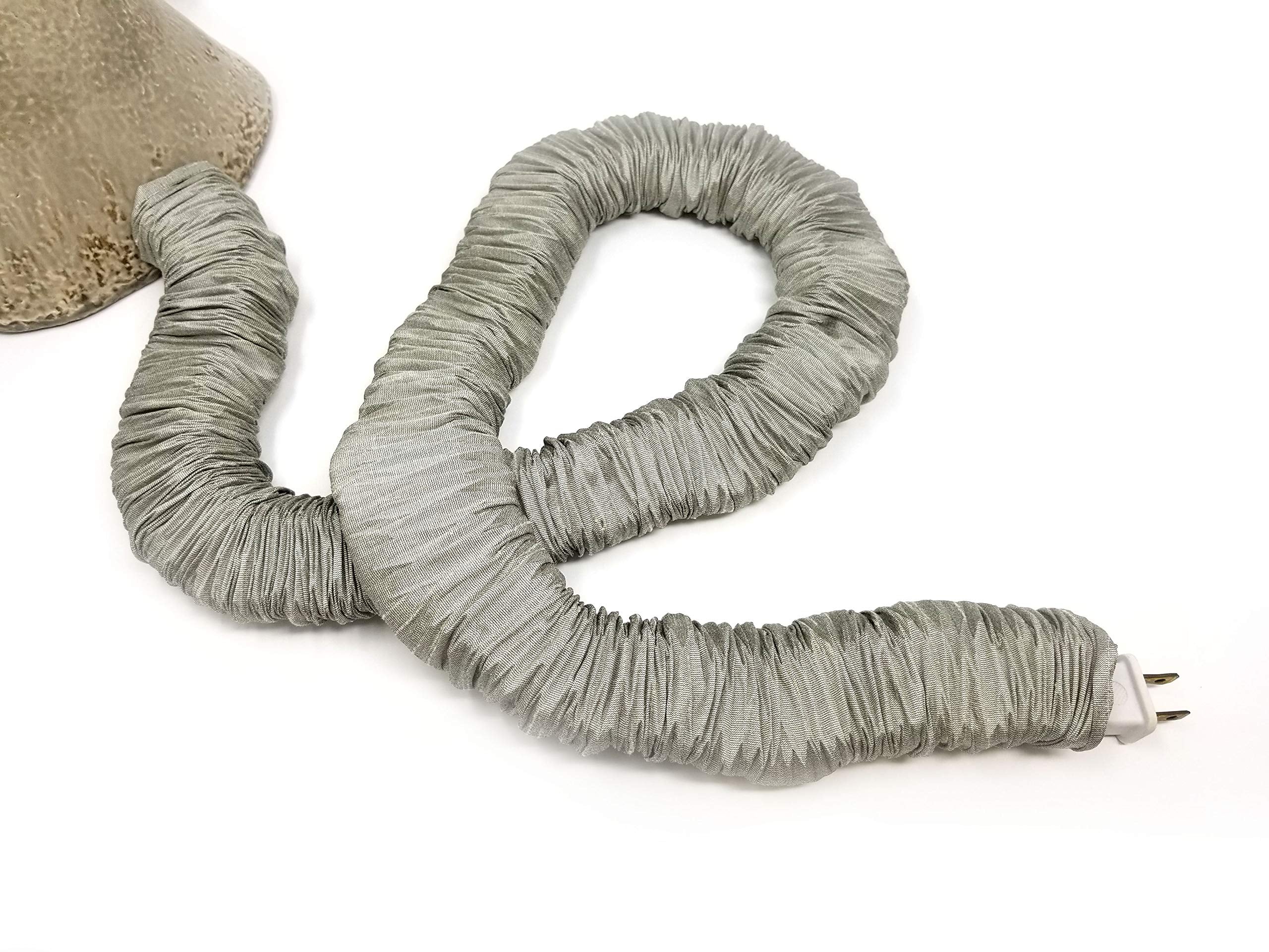 Gray Coverease 9 Feet Lamp Cord Cover Tube